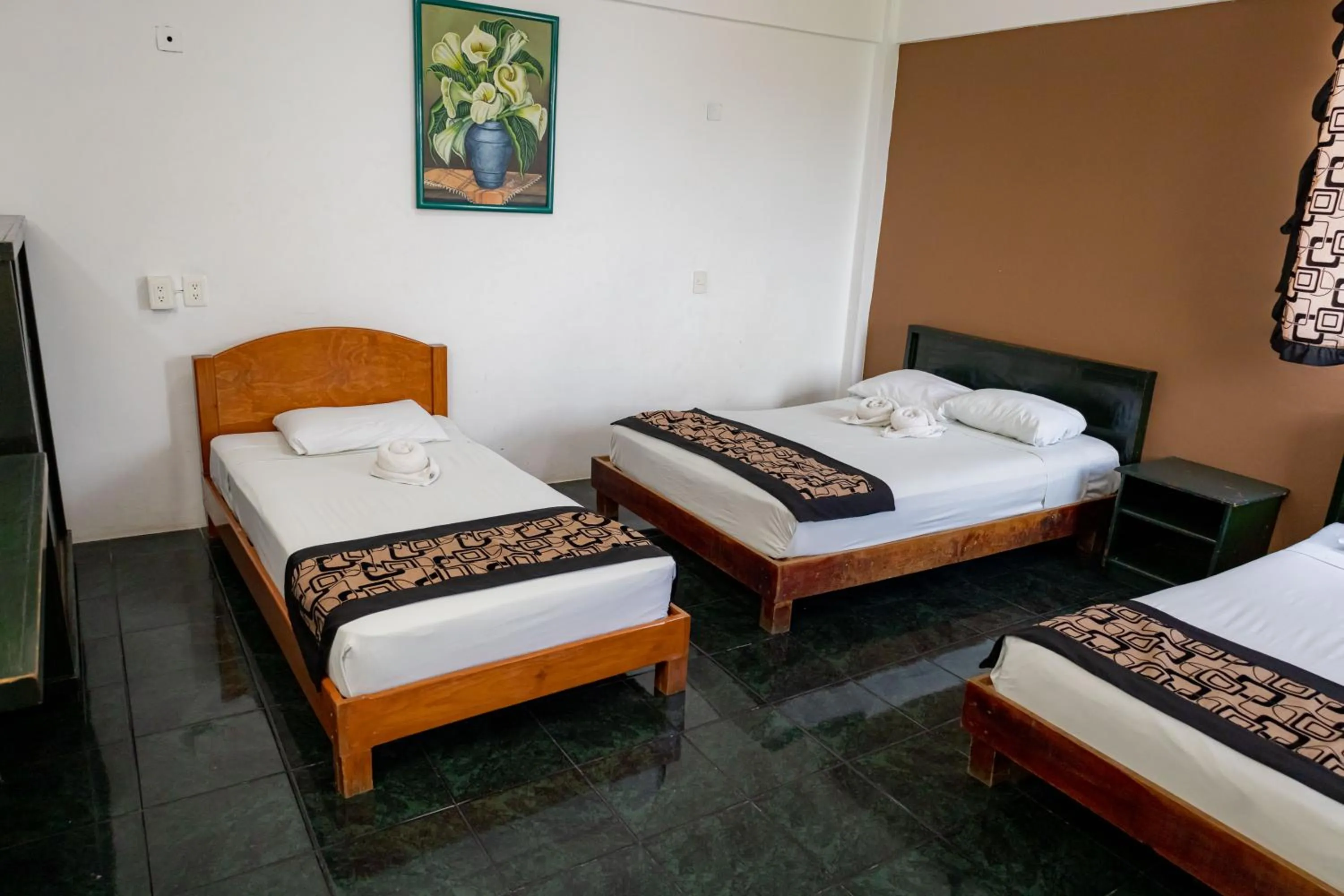 Bed in Hotel Las Palmas Cancun Centro