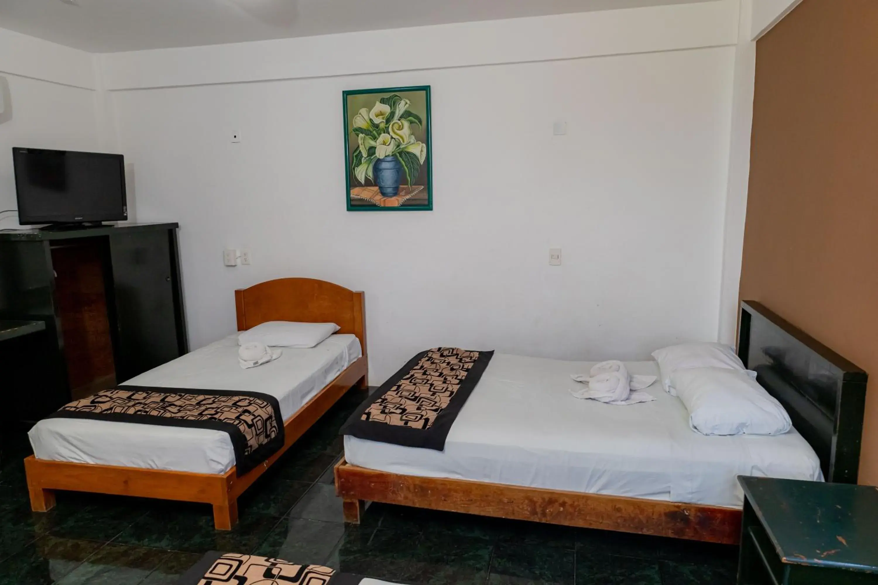 Twin Room in Hotel Las Palmas Cancun Centro Twin Room in Hotel Las Palmas Cancun Centro