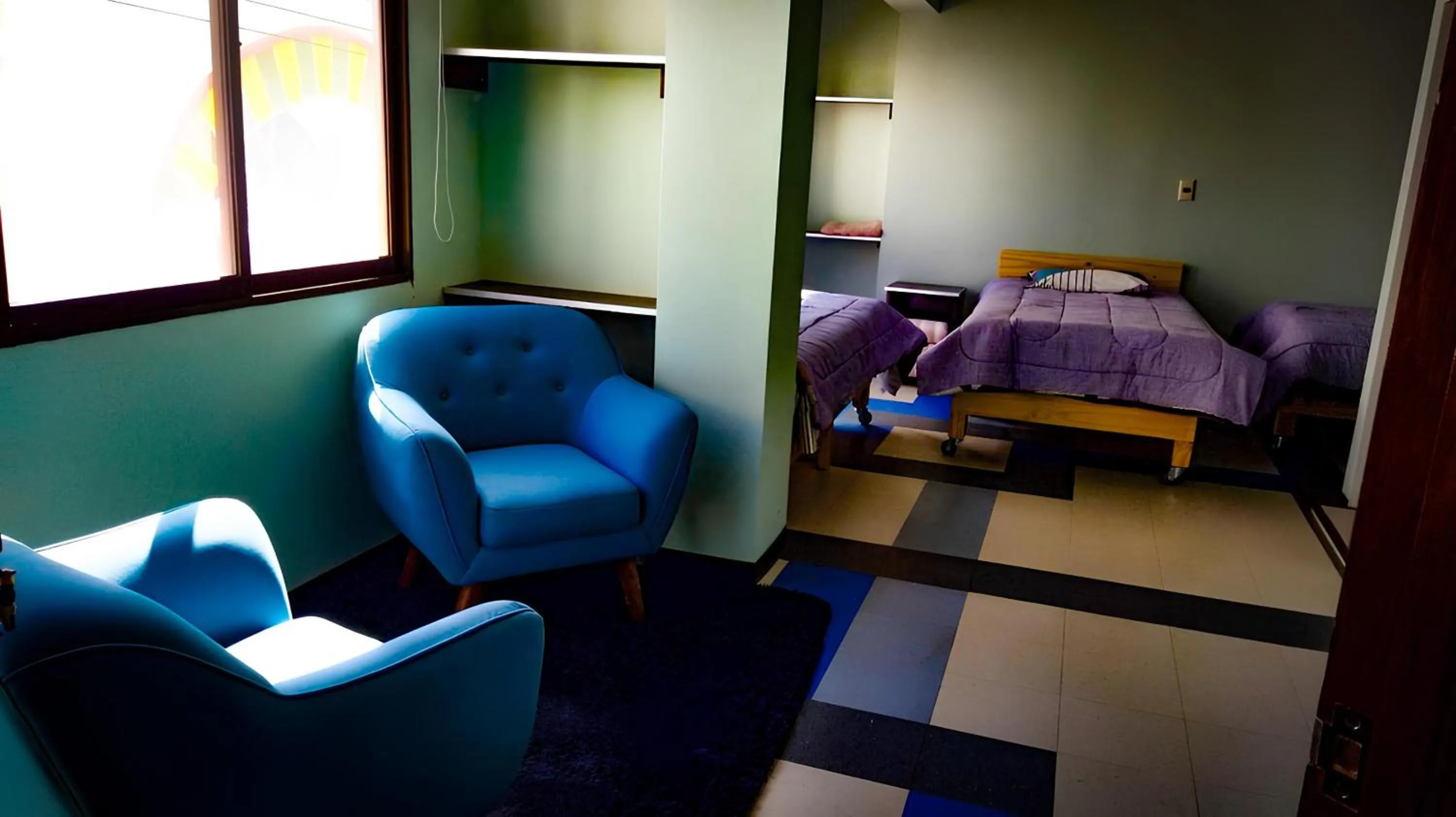 Bed in Posada Mia Copacabana