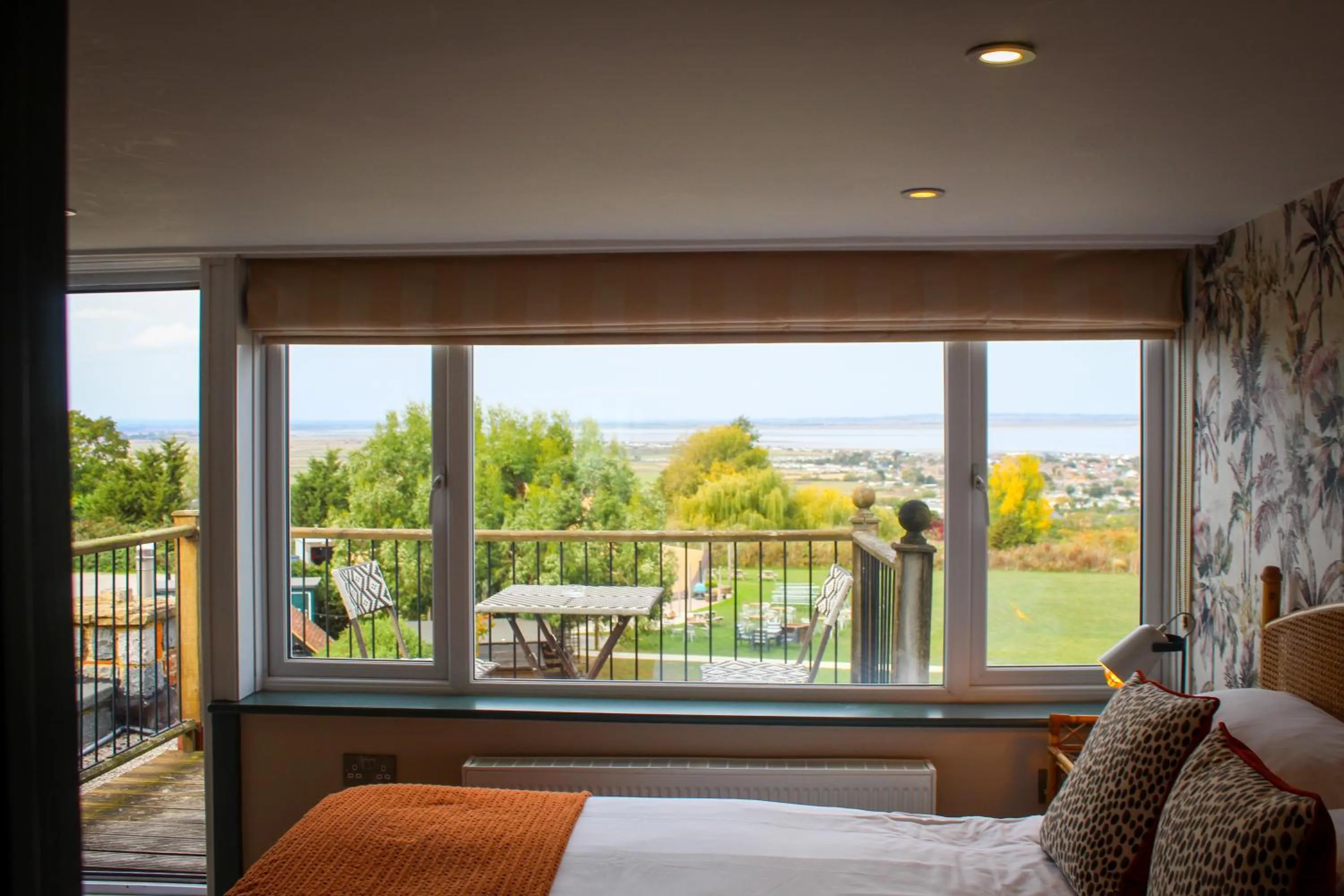 Bed in The Crescent Turner Hotel
