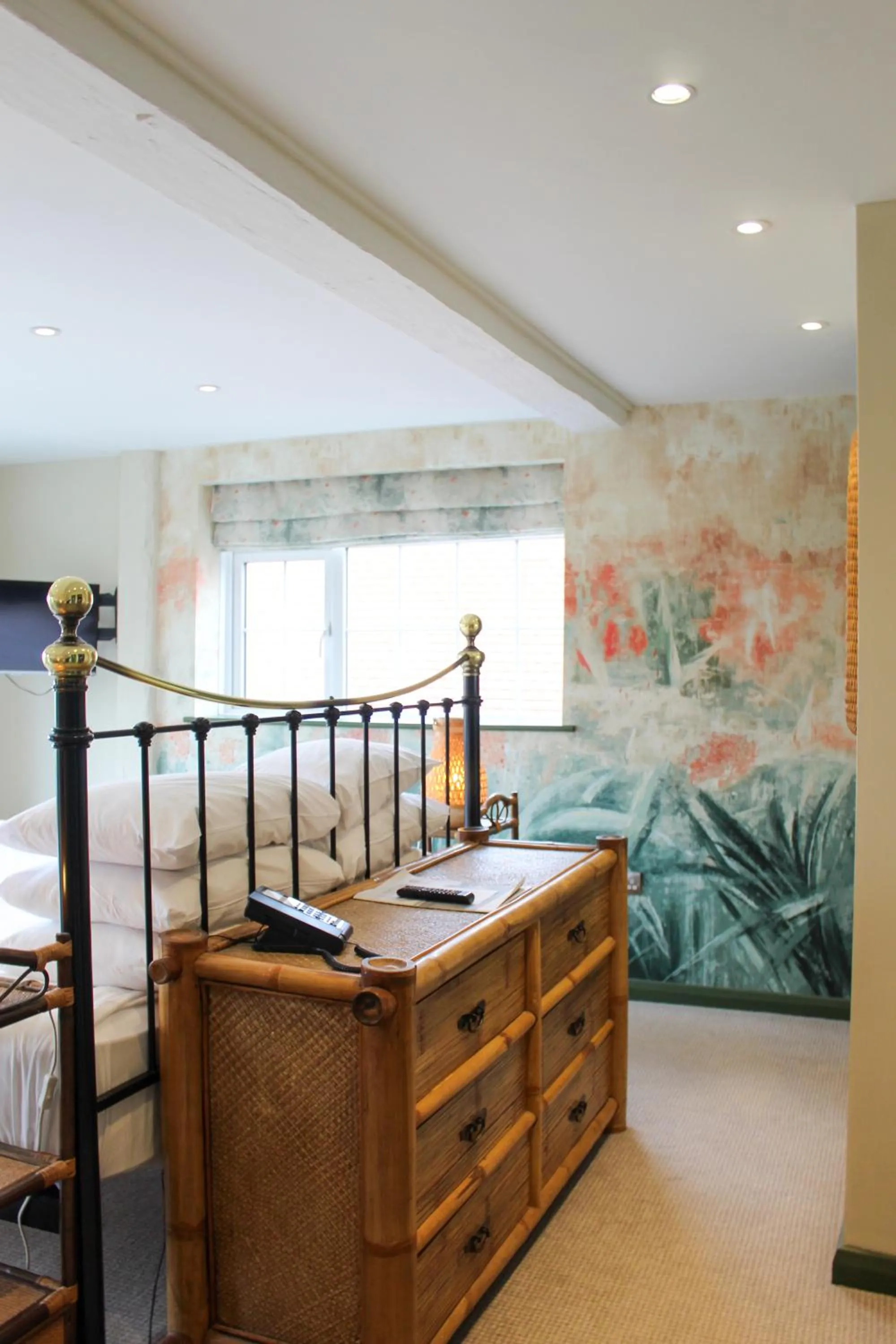 Bed in The Crescent Turner Hotel