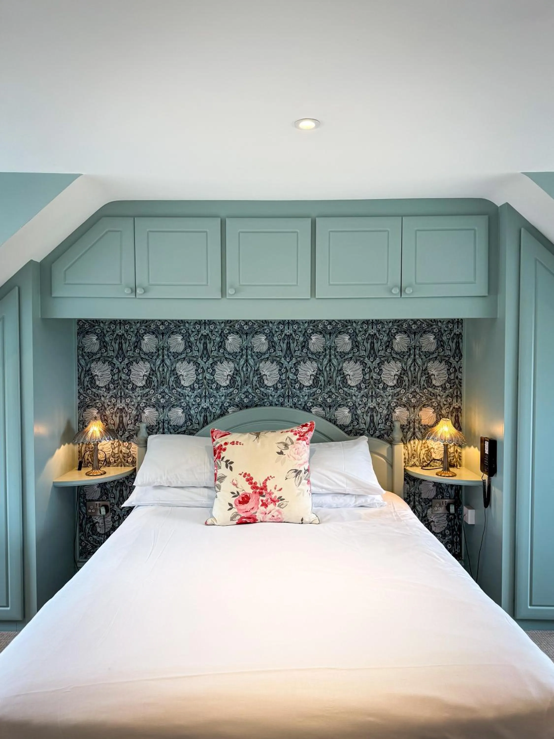 Bed in The Crescent Turner Hotel