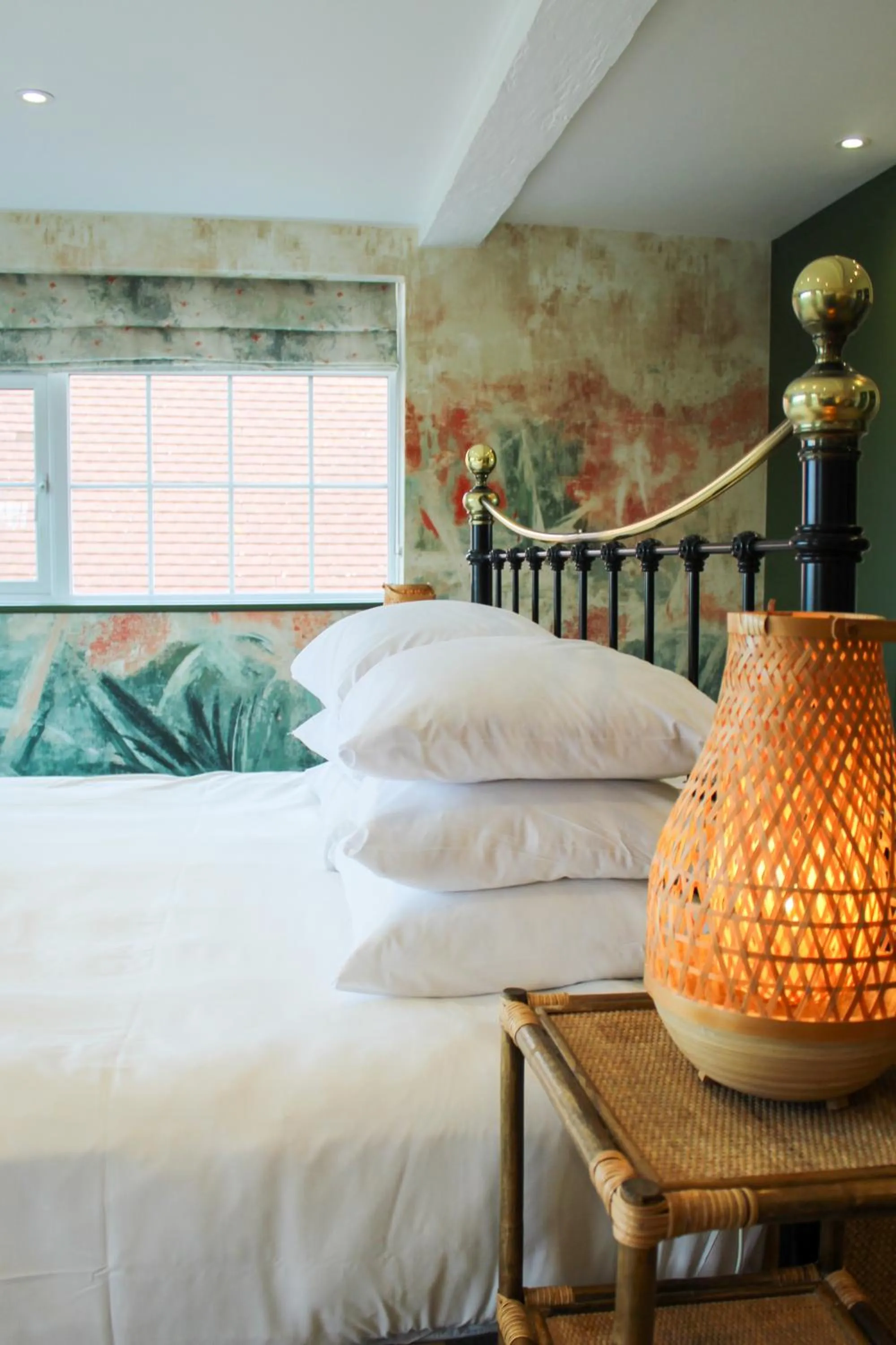 Bed in The Crescent Turner Hotel