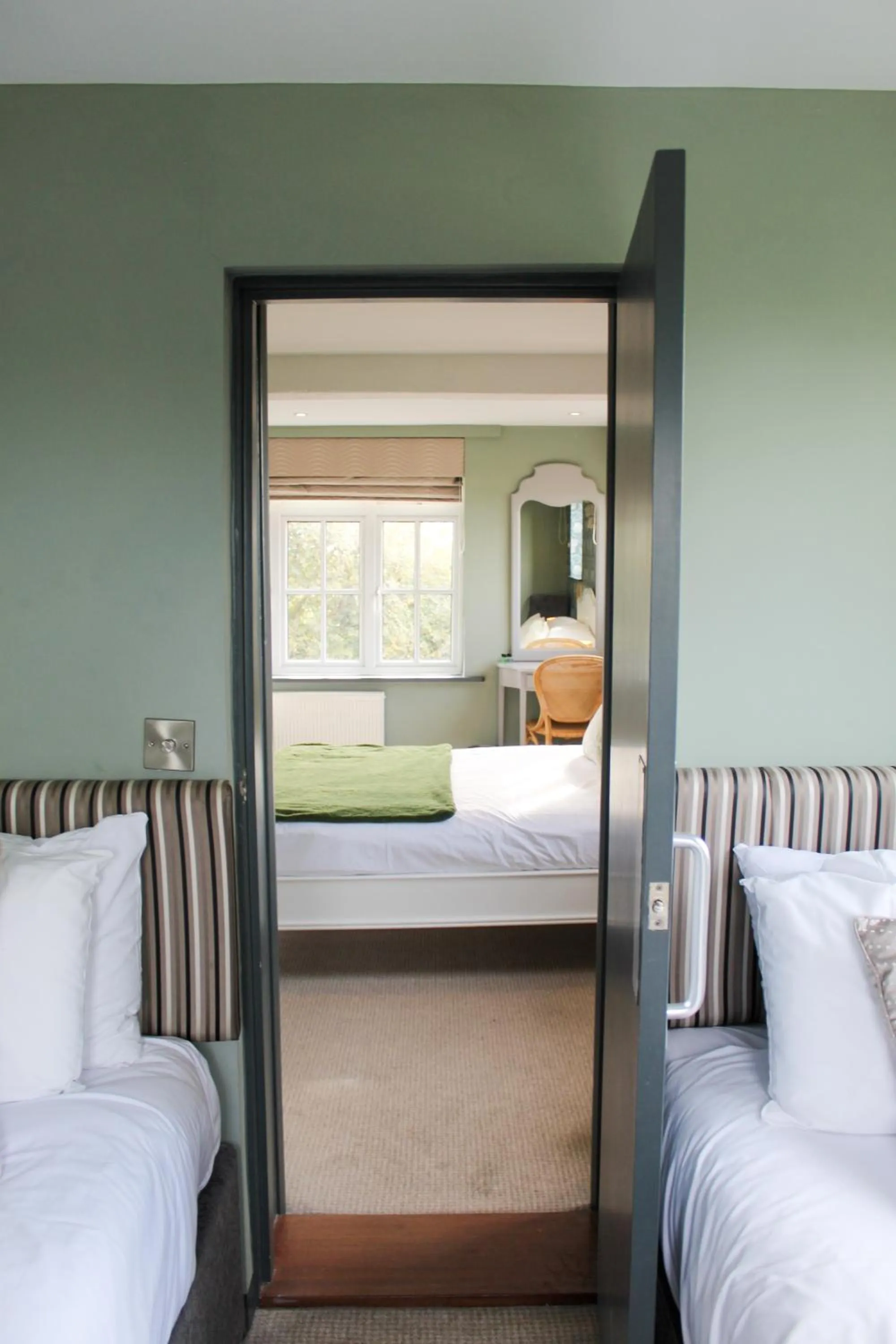 Bed in The Crescent Turner Hotel