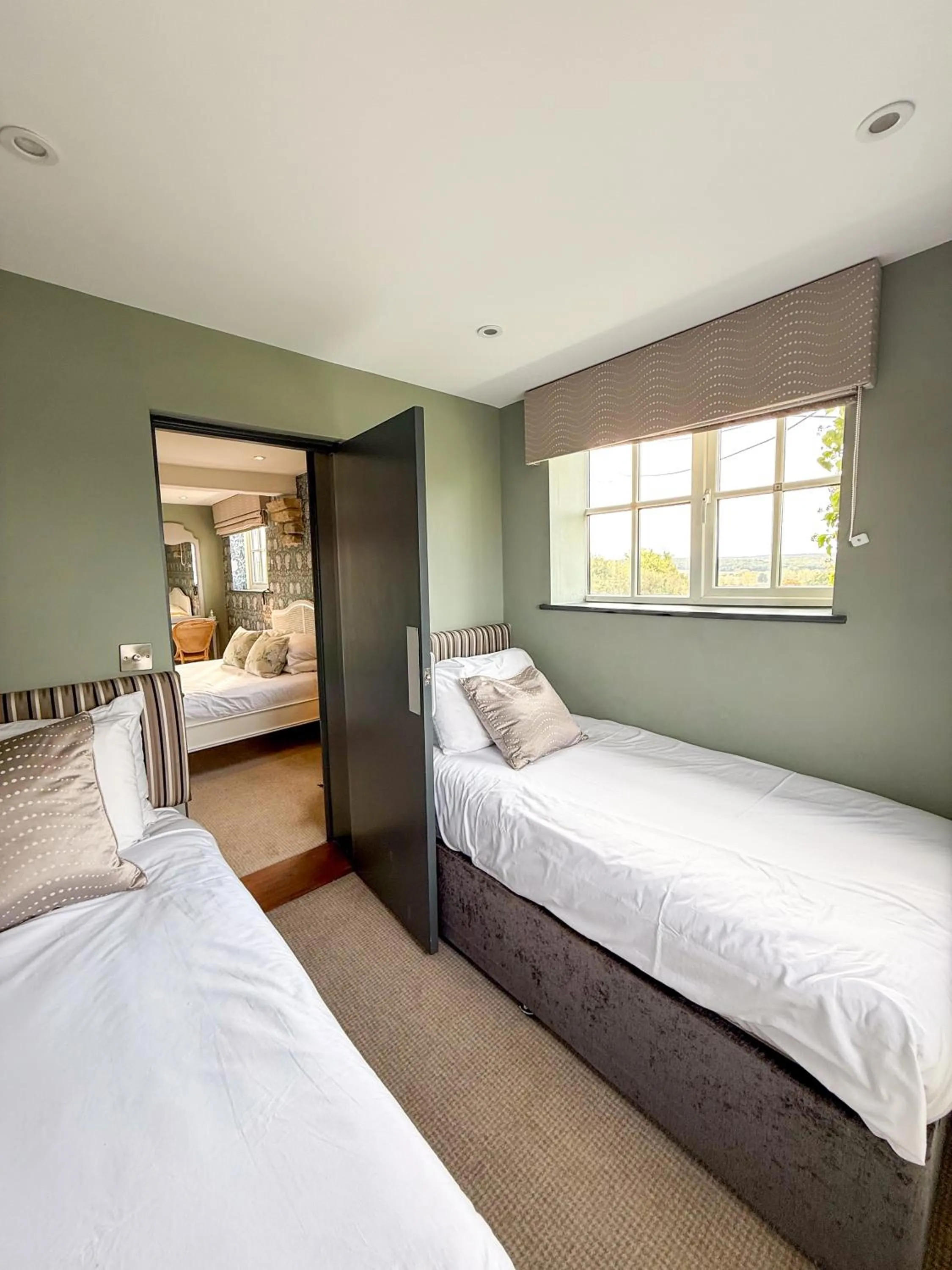 Bed in The Crescent Turner Hotel