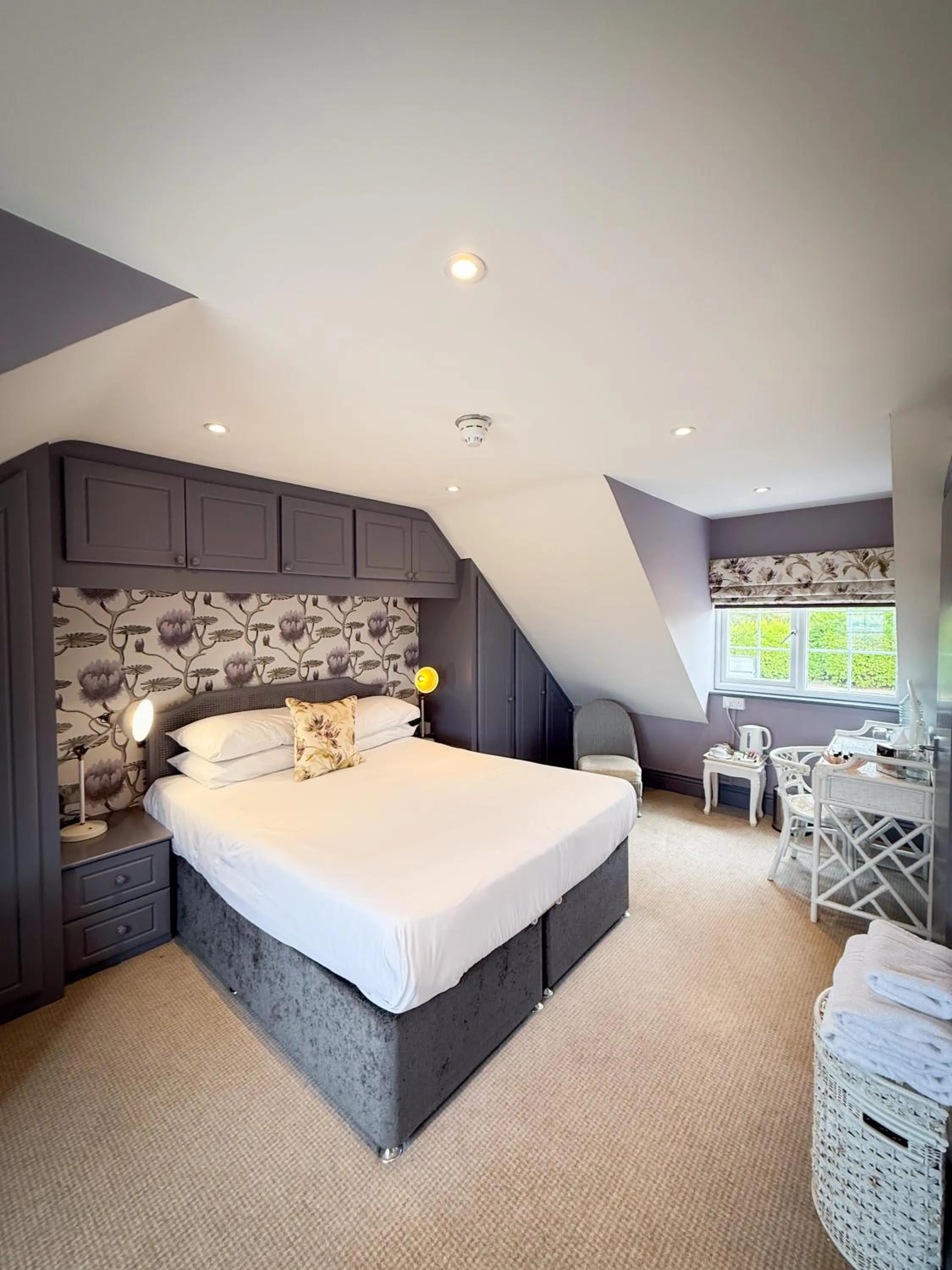 Bed in The Crescent Turner Hotel