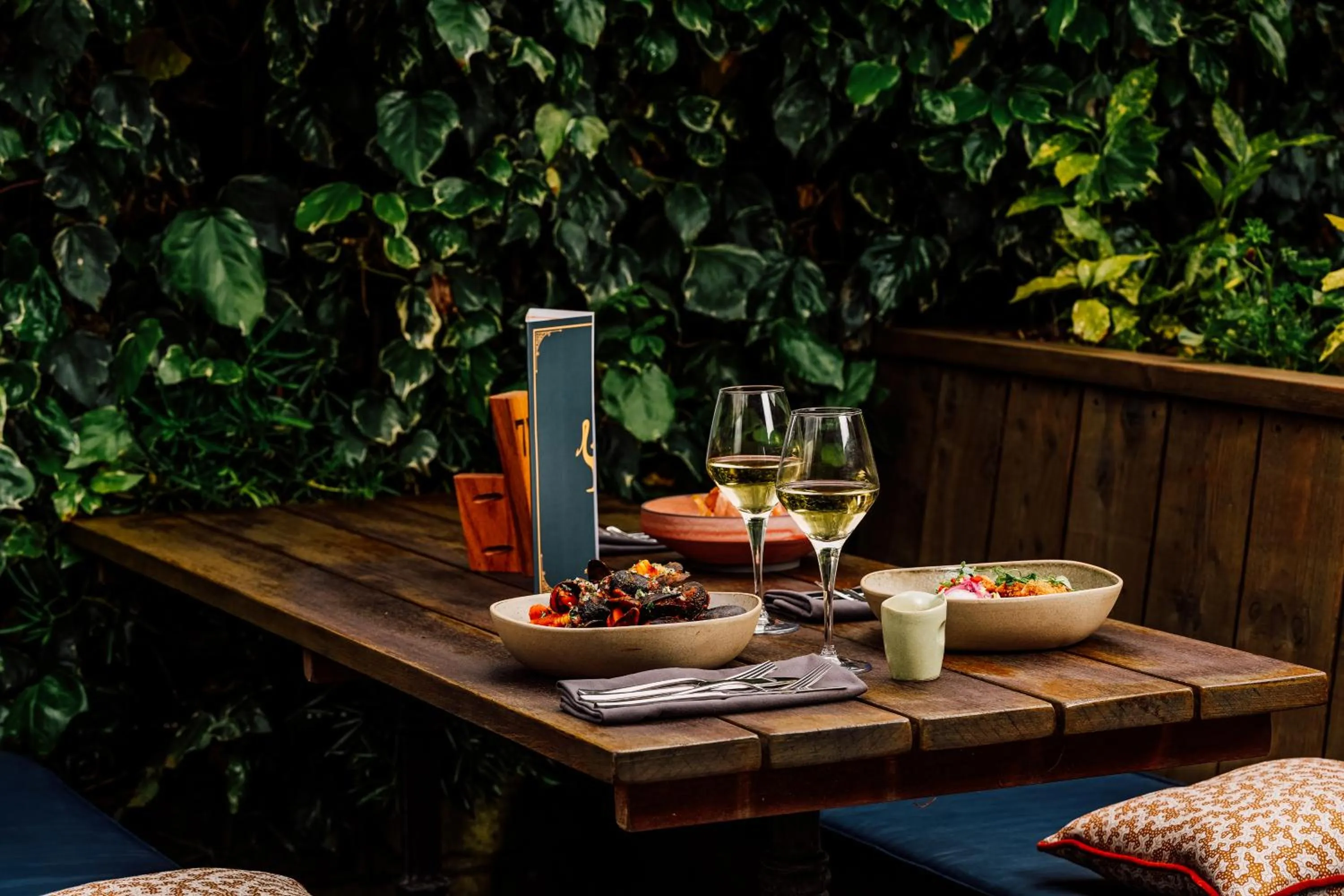 Food and drinks in The George