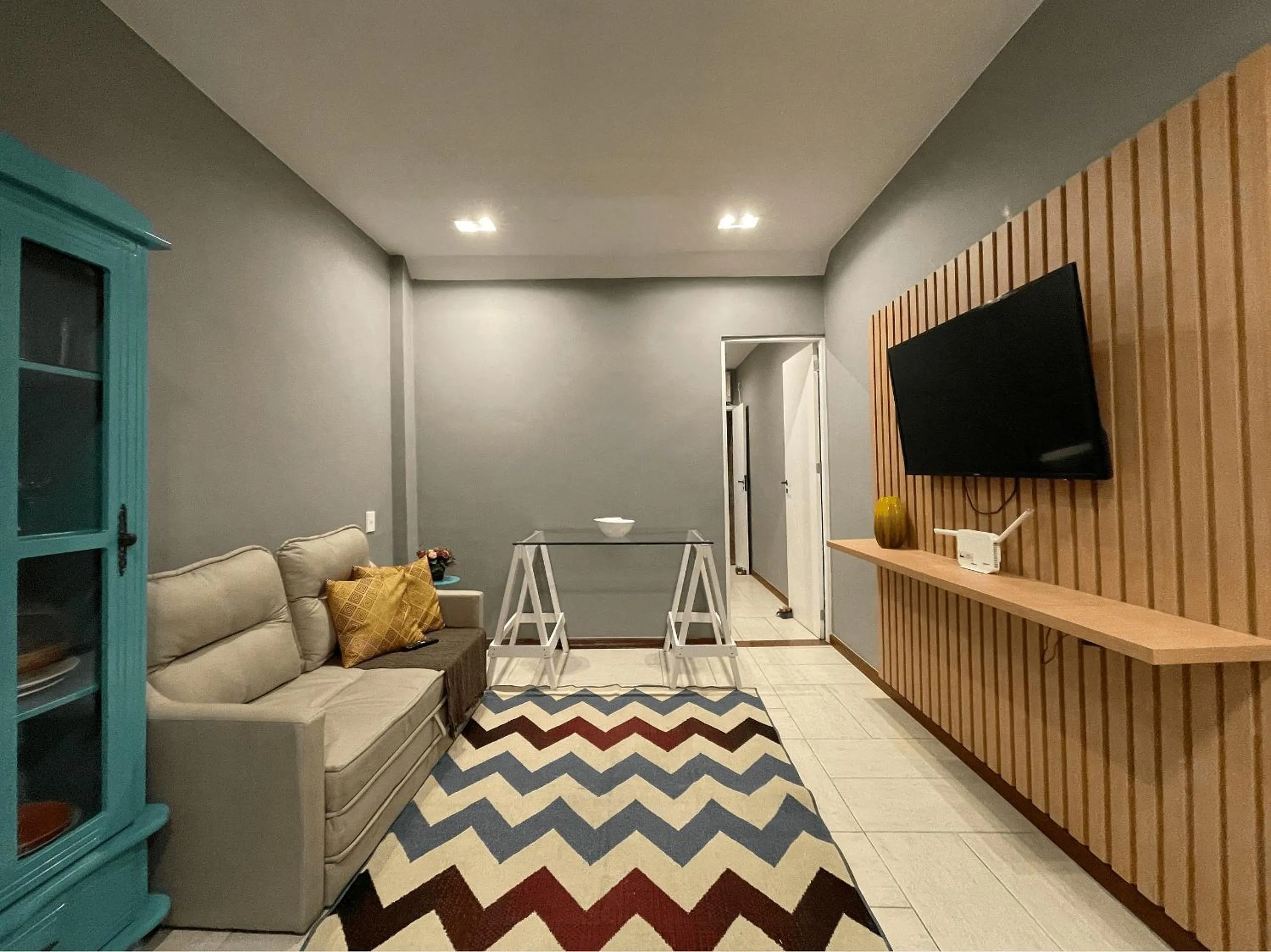 Living room in Copacabana Aconchegante a 3 min da Praia