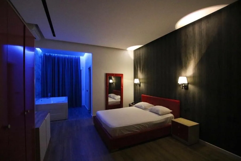Photo of the whole room, Bed in Aurelis Hotel