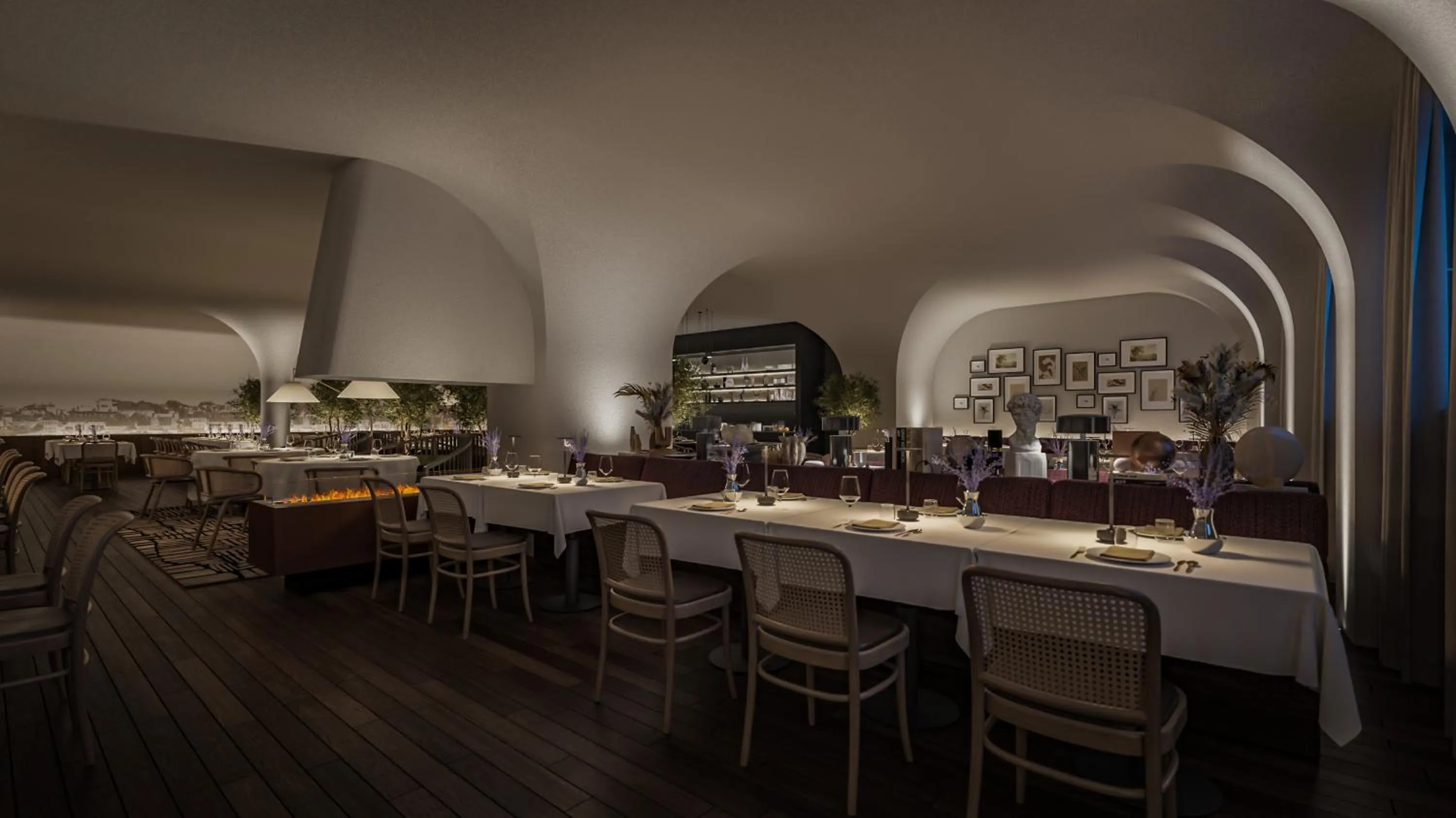 Restaurant/places to eat in Radisson Collection Hotel, Old Mill Belgrade