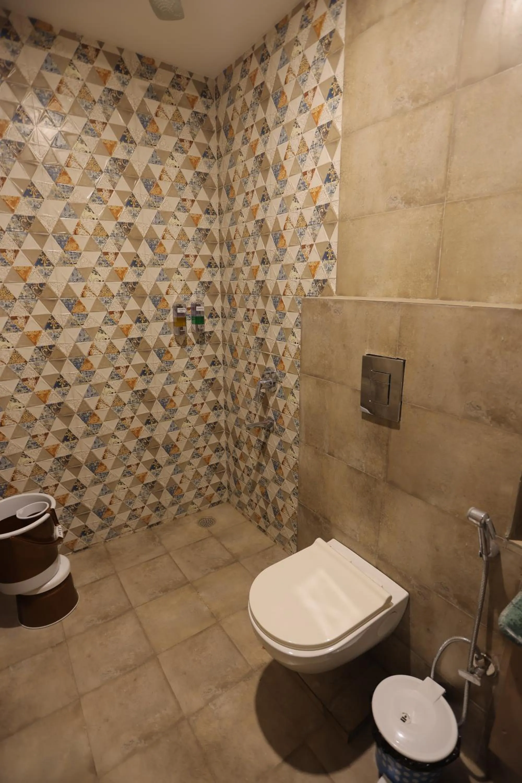 Shower in The Grand Uddhav- a boutique hotel