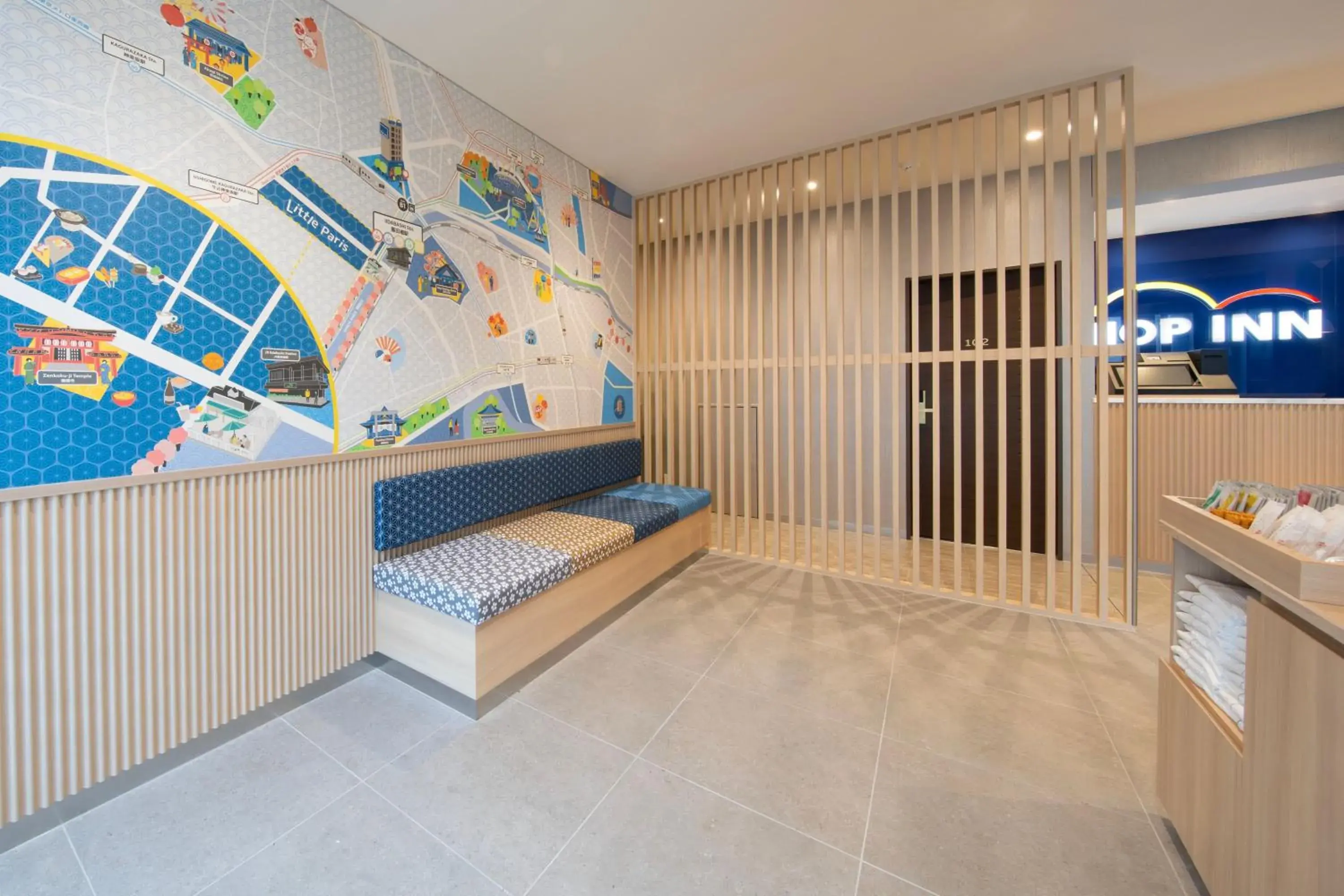Lobby or reception in Hop Inn Tokyo Iidabashi Lobby or reception in Hop Inn Tokyo Iidabashi