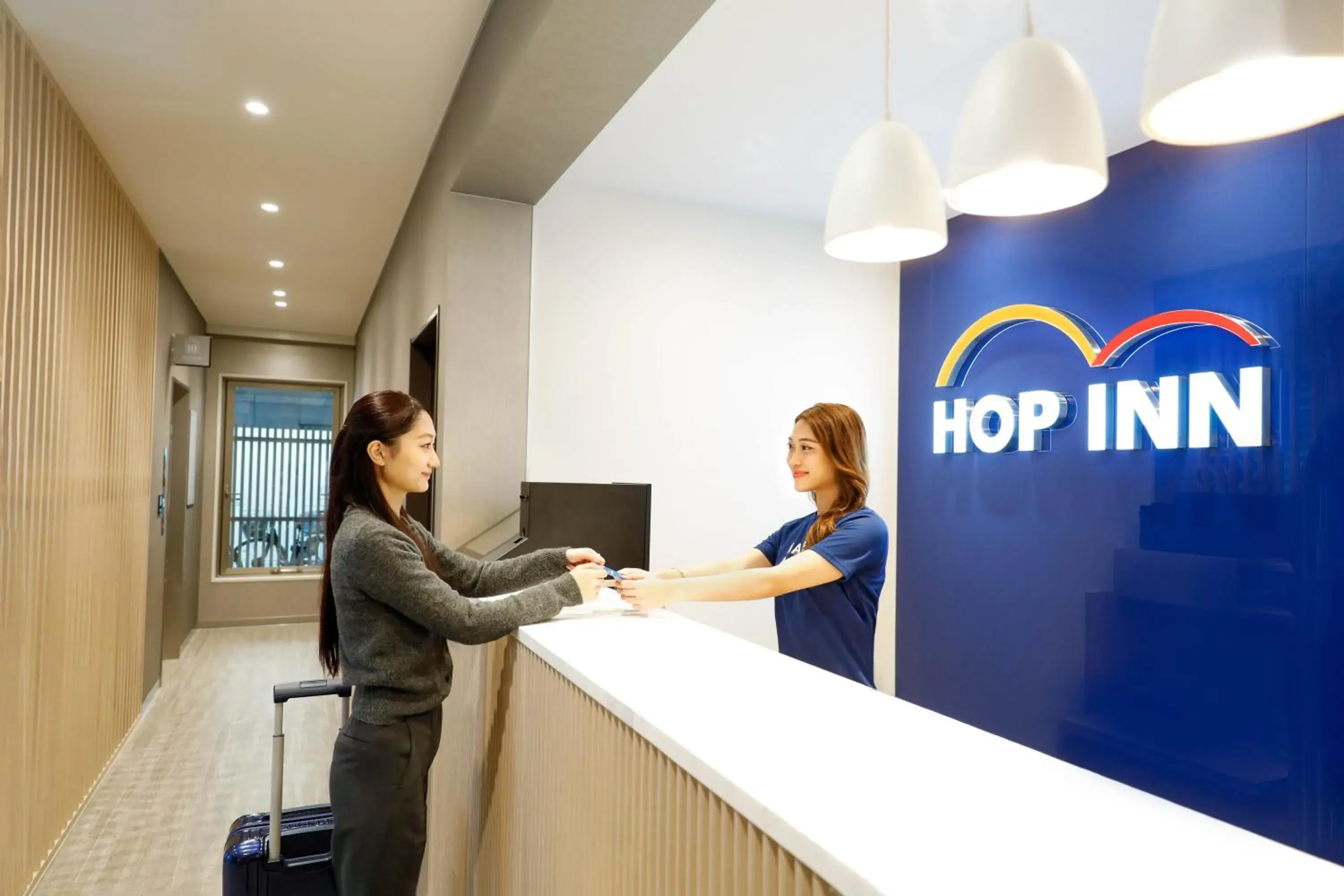 Lobby or reception in Hop Inn Tokyo Iidabashi Lobby or reception in Hop Inn Tokyo Iidabashi