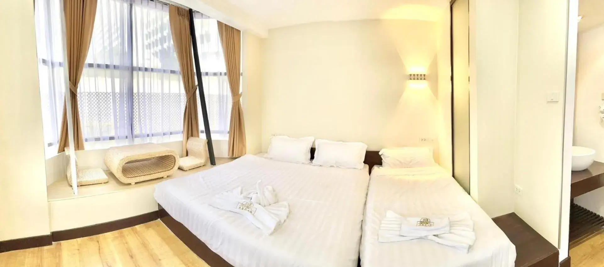 Bed in ABC SO Hotel Bangkok Bed in ABC SO Hotel Bangkok