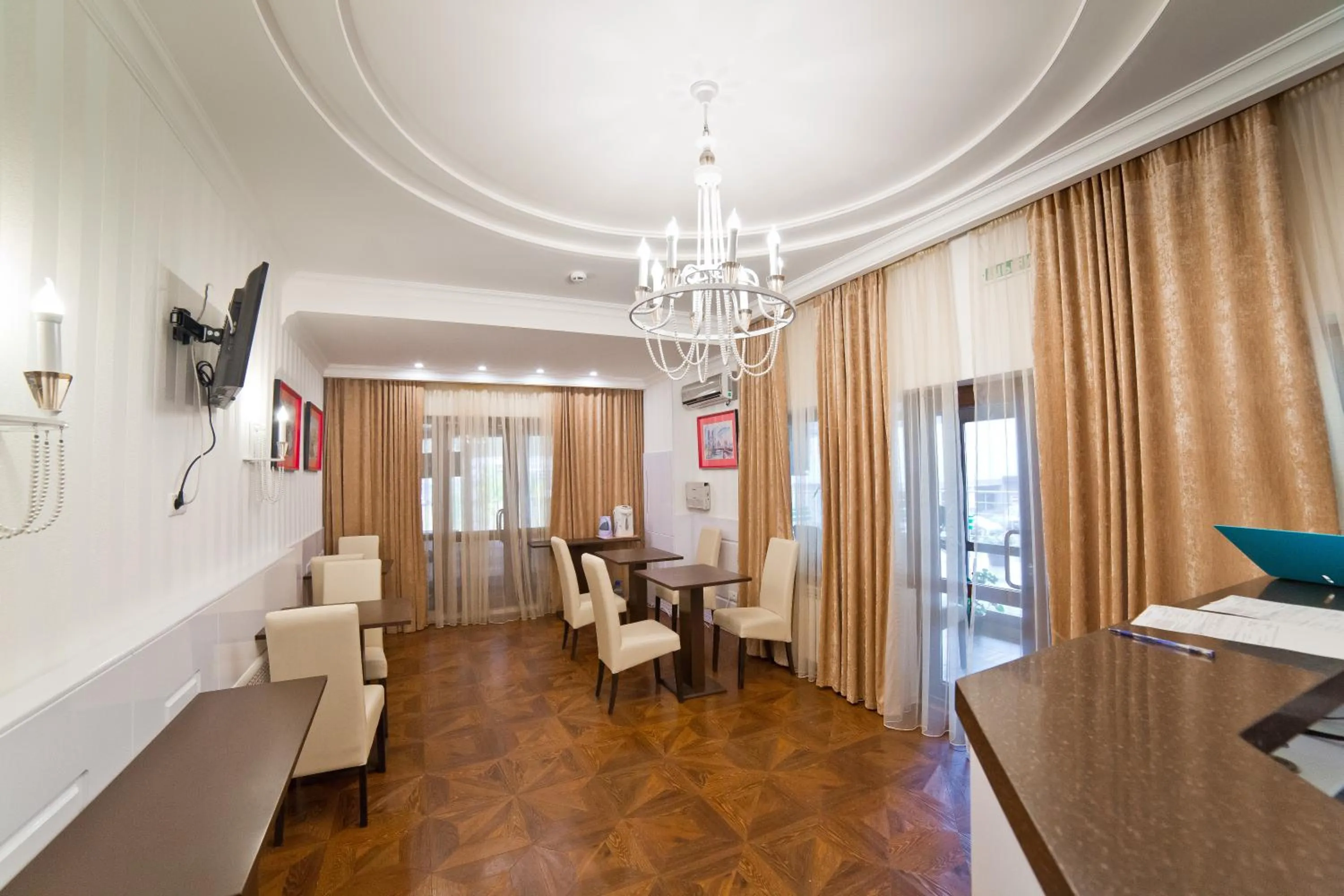 Lobby or reception in Versal Hotel