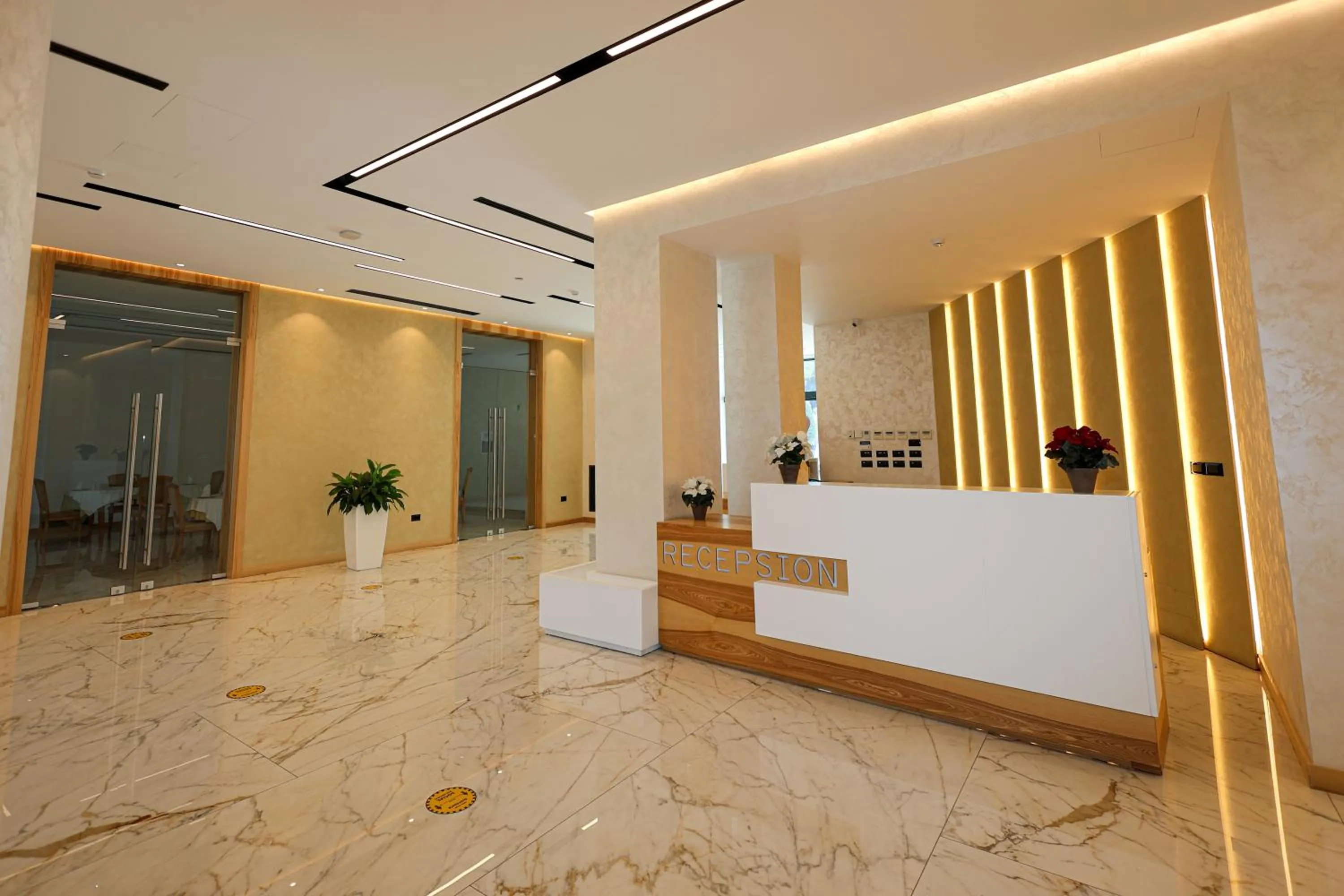 Lobby or reception in Grand White City Hotel