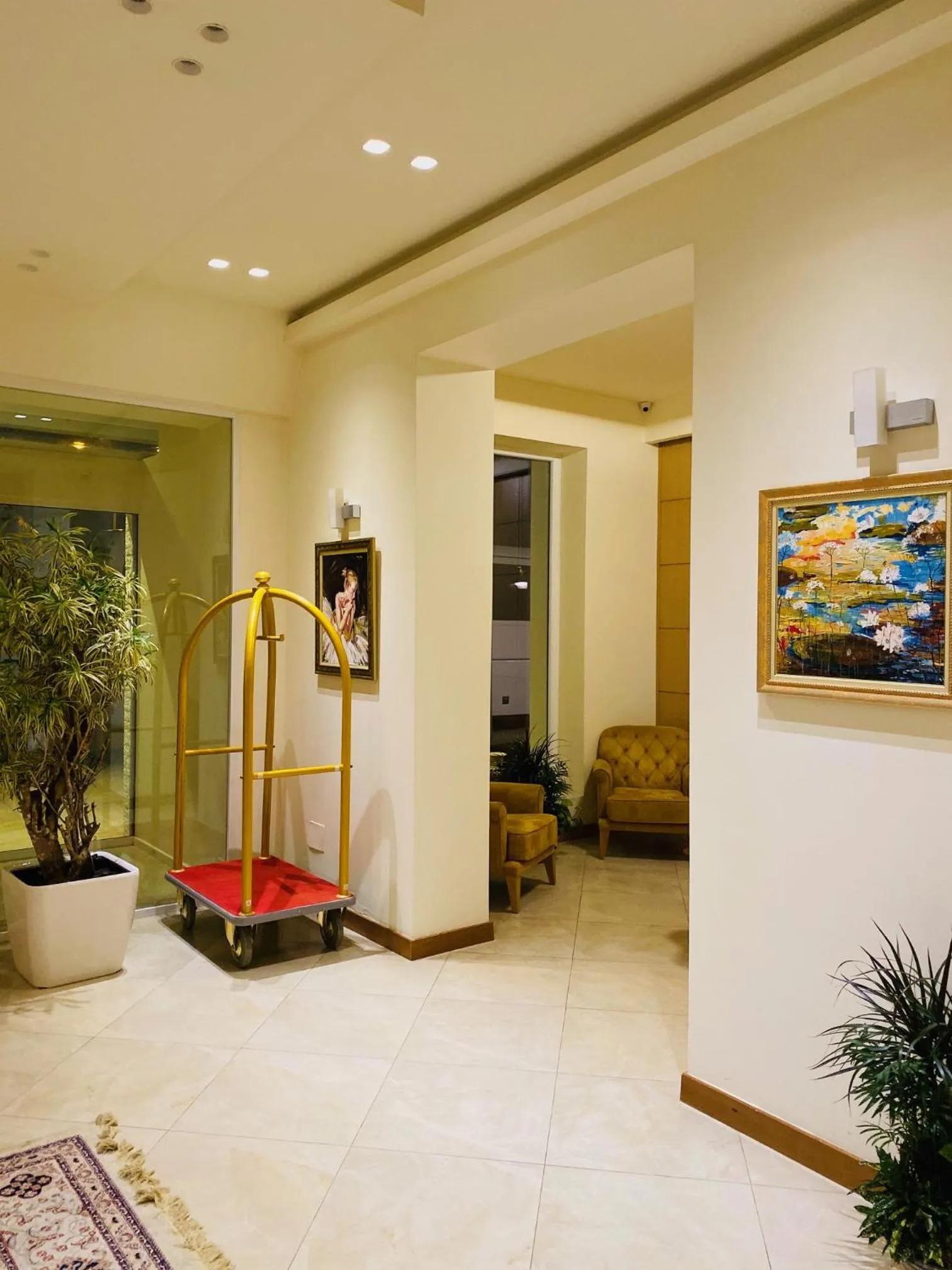 Lobby or reception in Grand White City Hotel