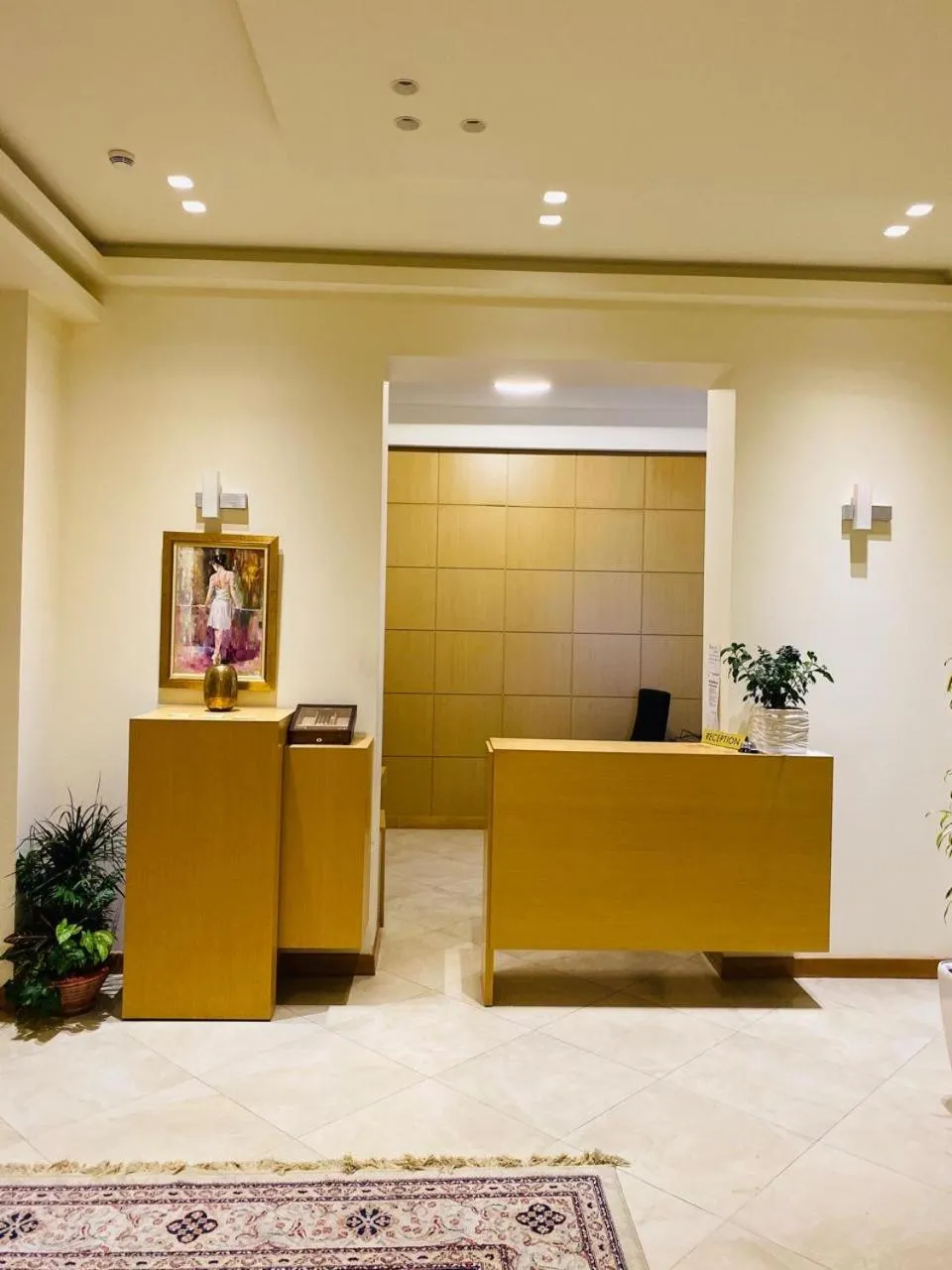Lobby or reception in Grand White City Hotel