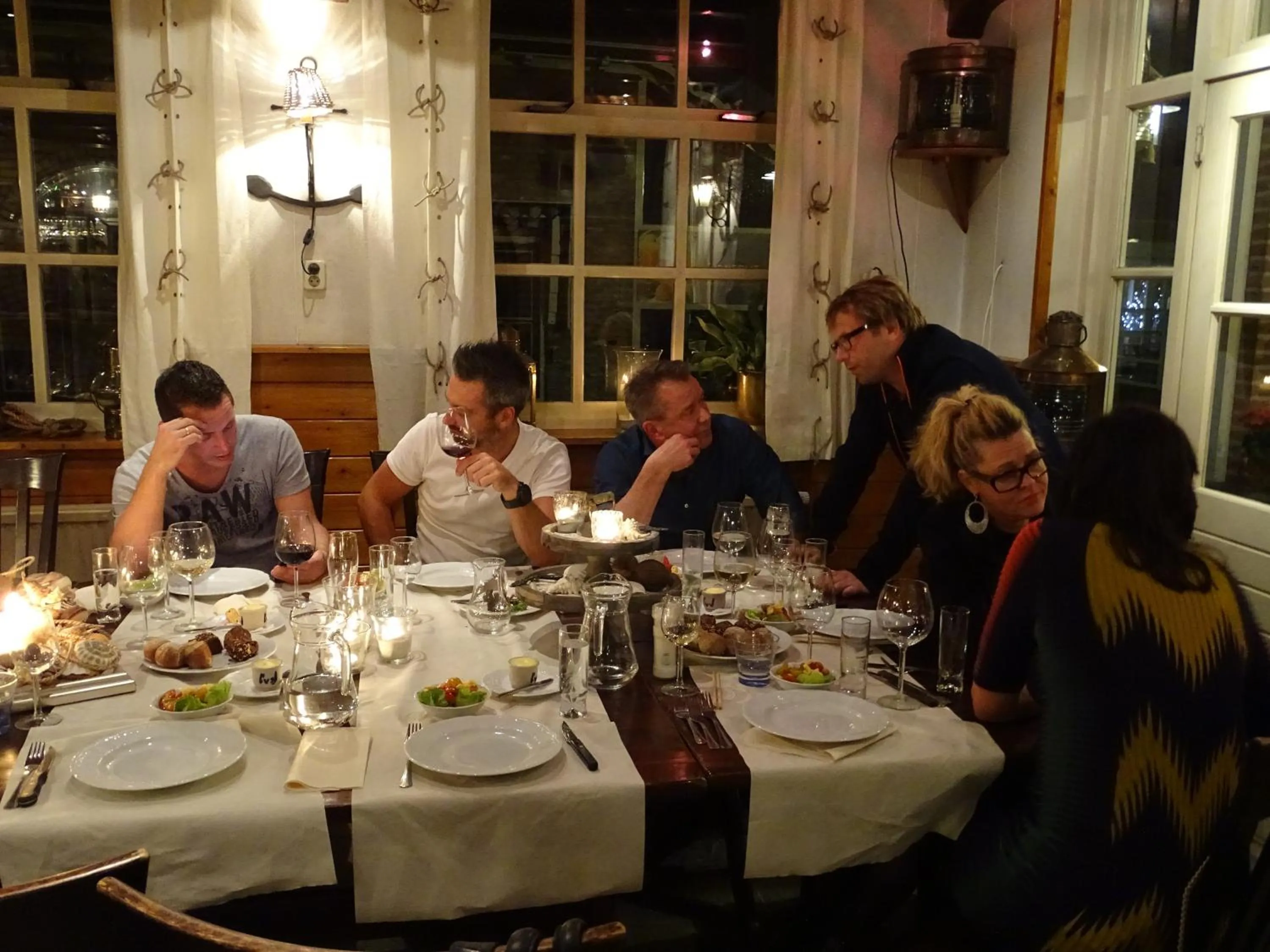 Dinner in Hotel Restaurant de Boekanier