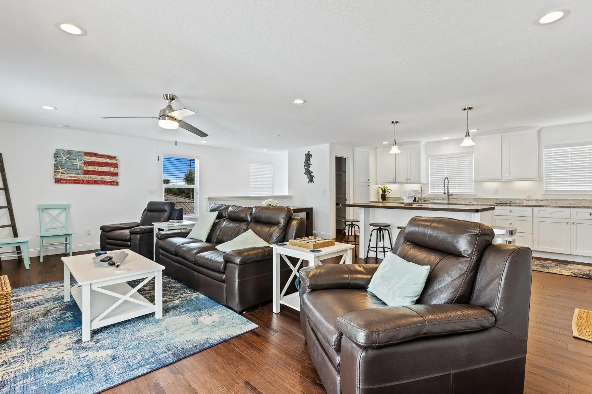 Gorgeous home with pool Walk to car free beach 4717S