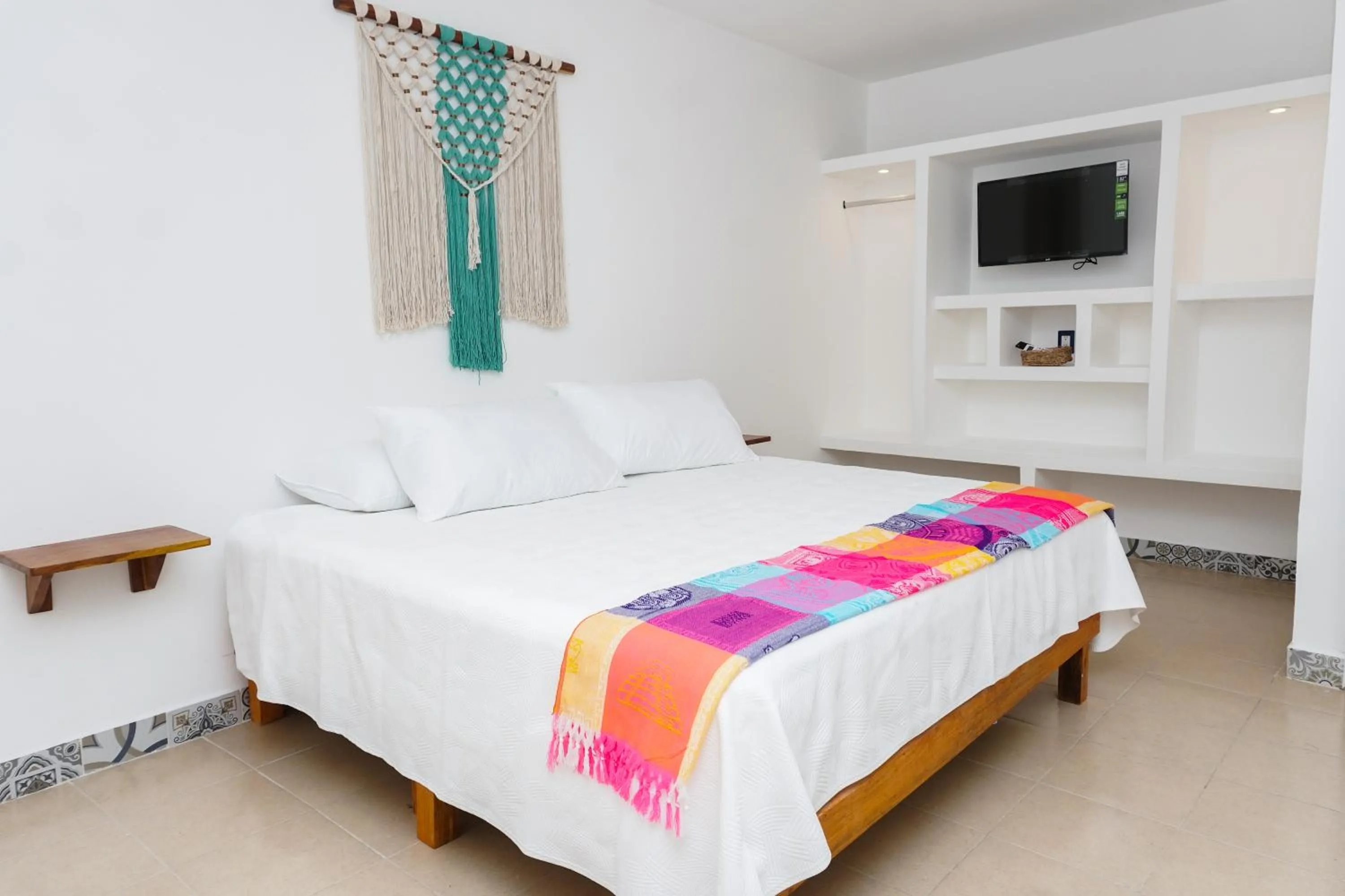 Bed in Linda Vecindad Playa del Carmen