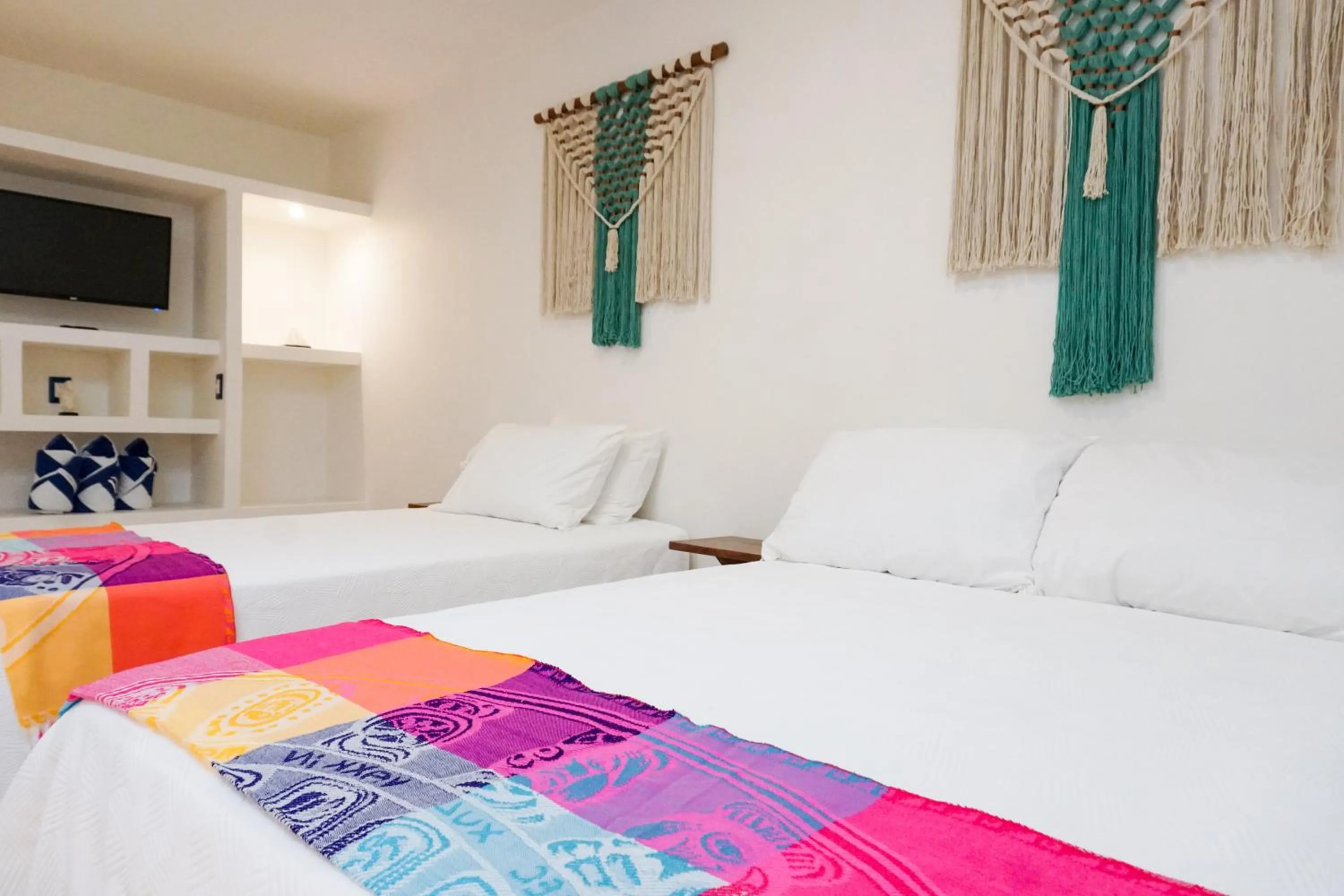 Bed in Linda Vecindad Playa del Carmen