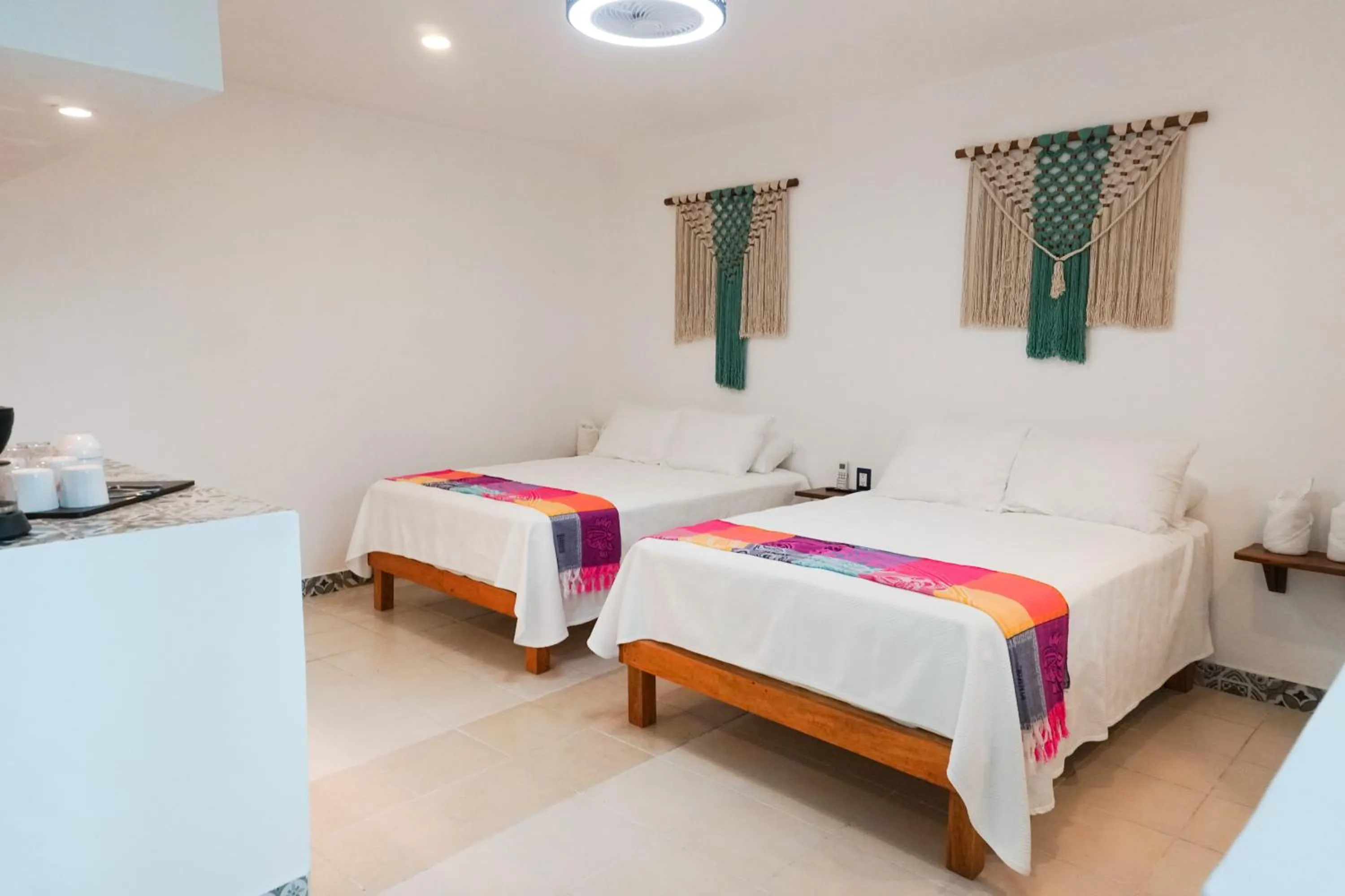 Bed in Linda Vecindad Playa del Carmen