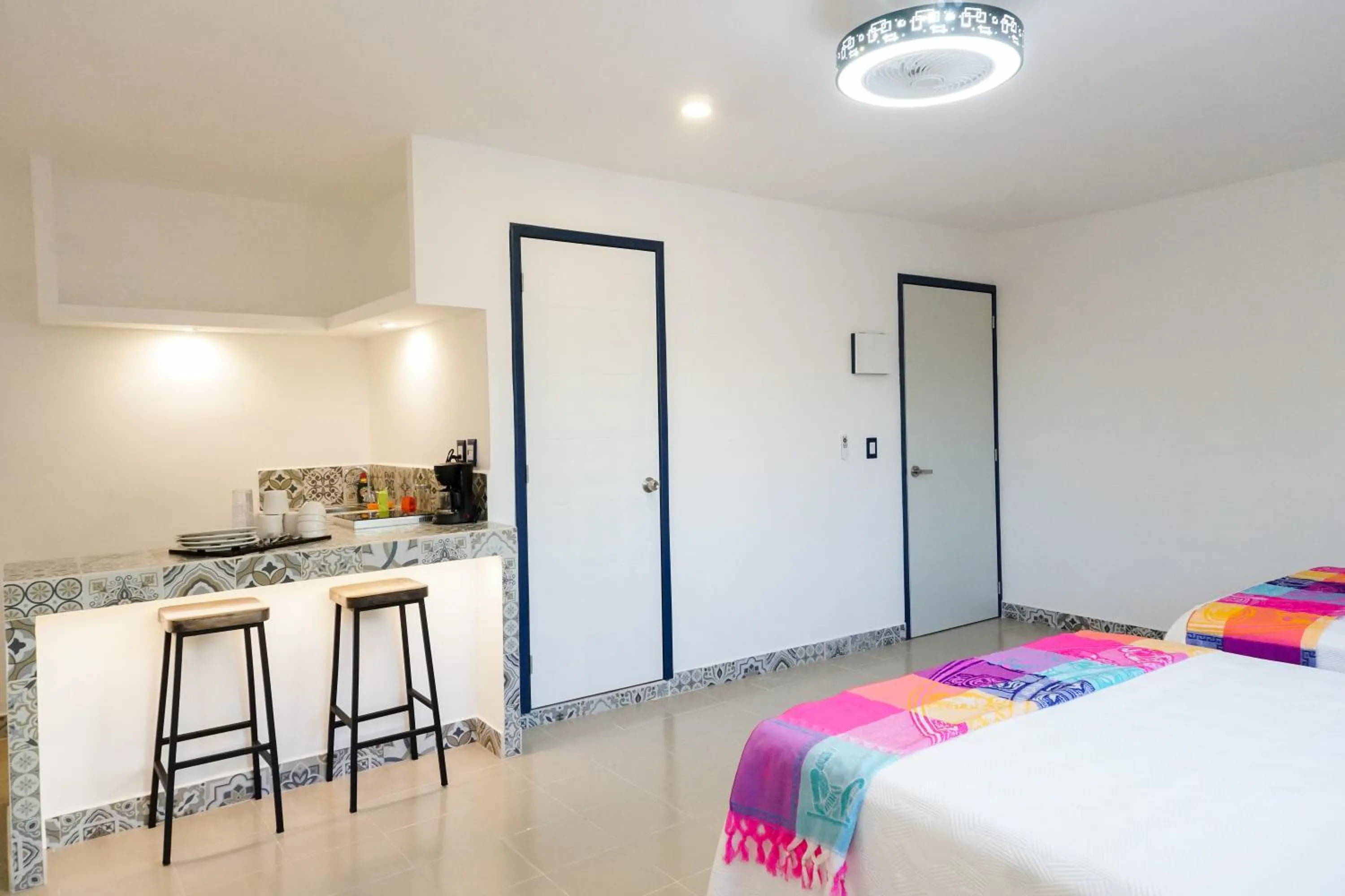 Bed in Linda Vecindad Playa del Carmen