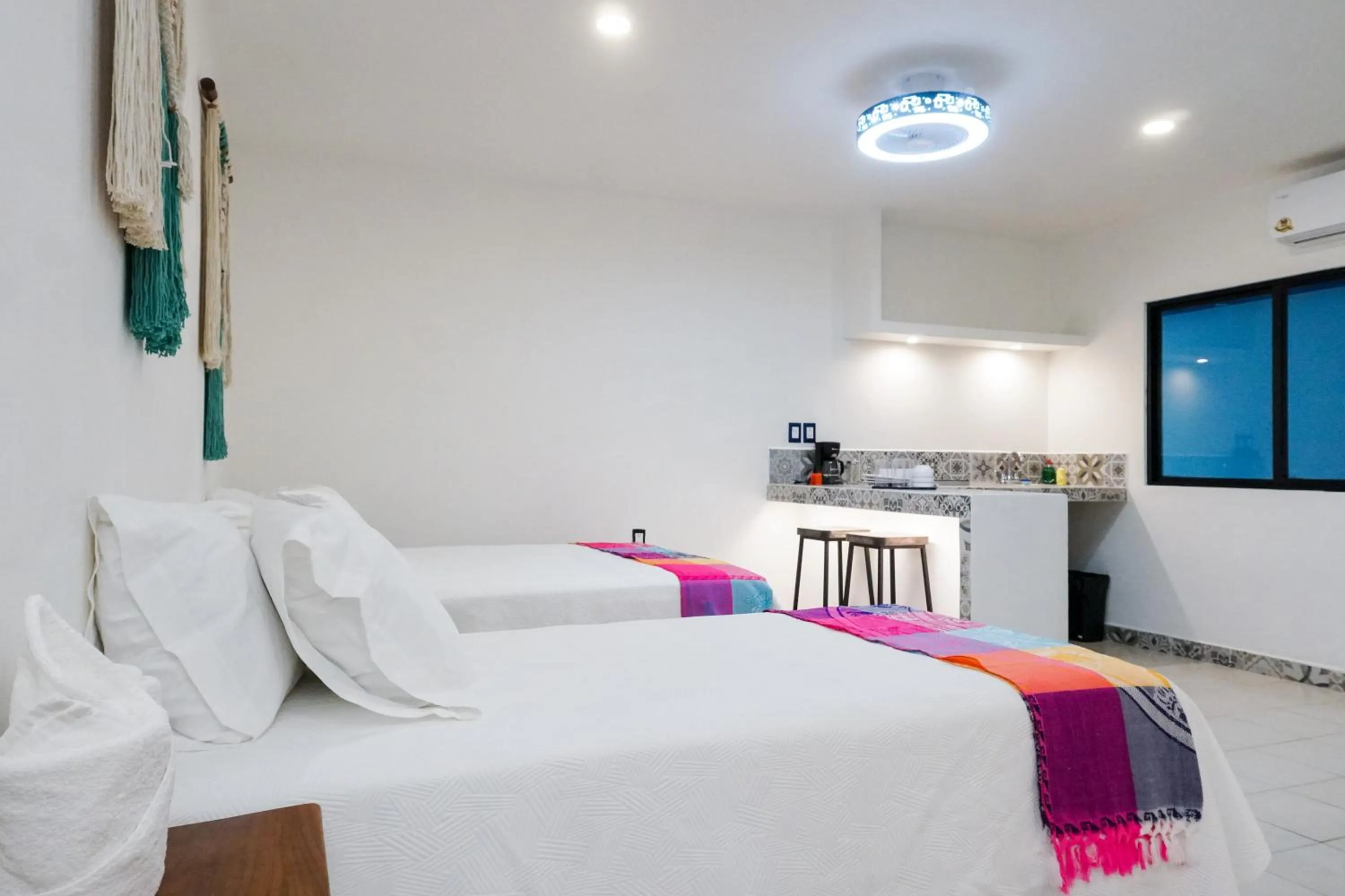 Bed in Linda Vecindad Playa del Carmen