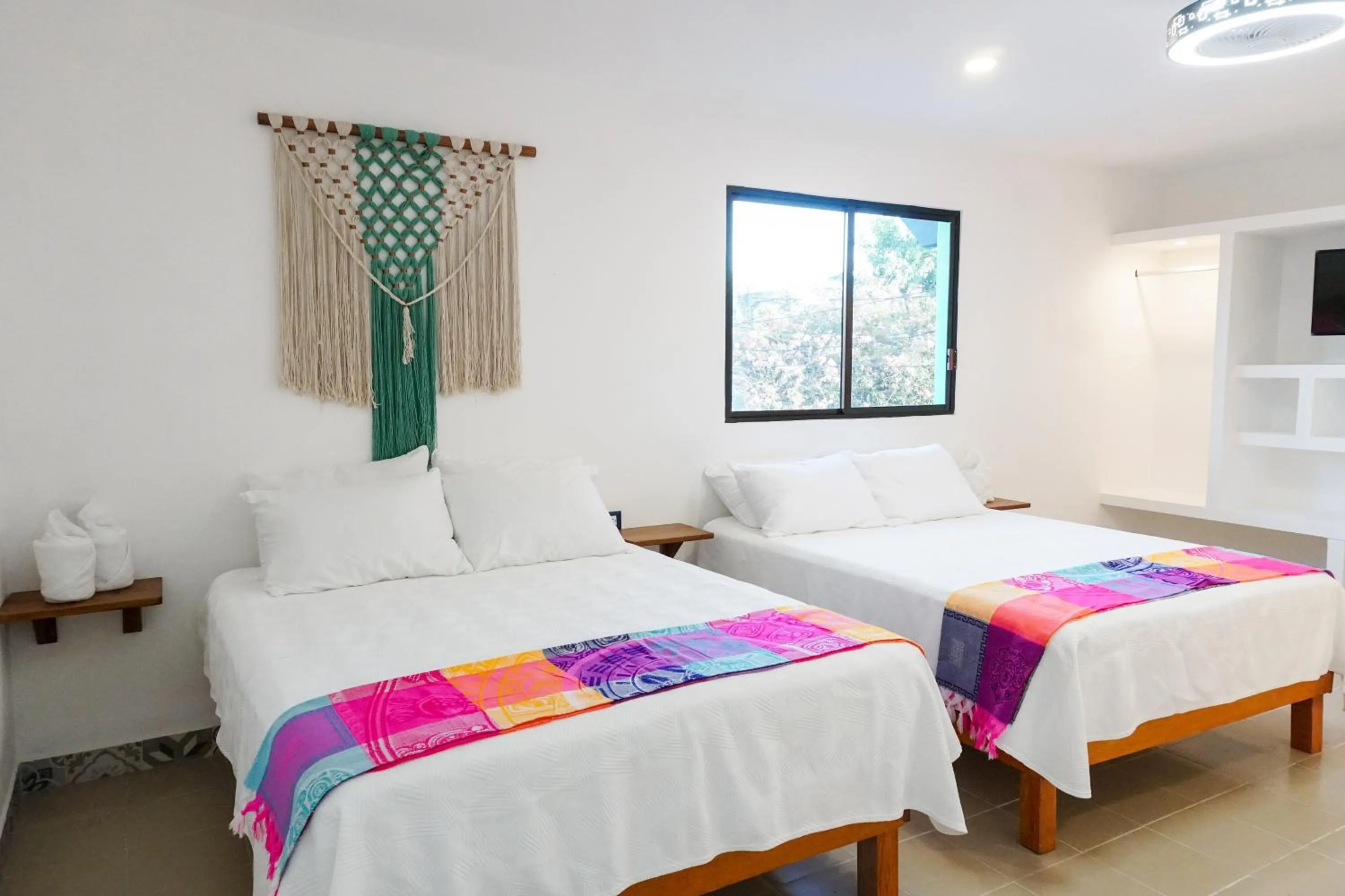 Bed in Linda Vecindad Playa del Carmen