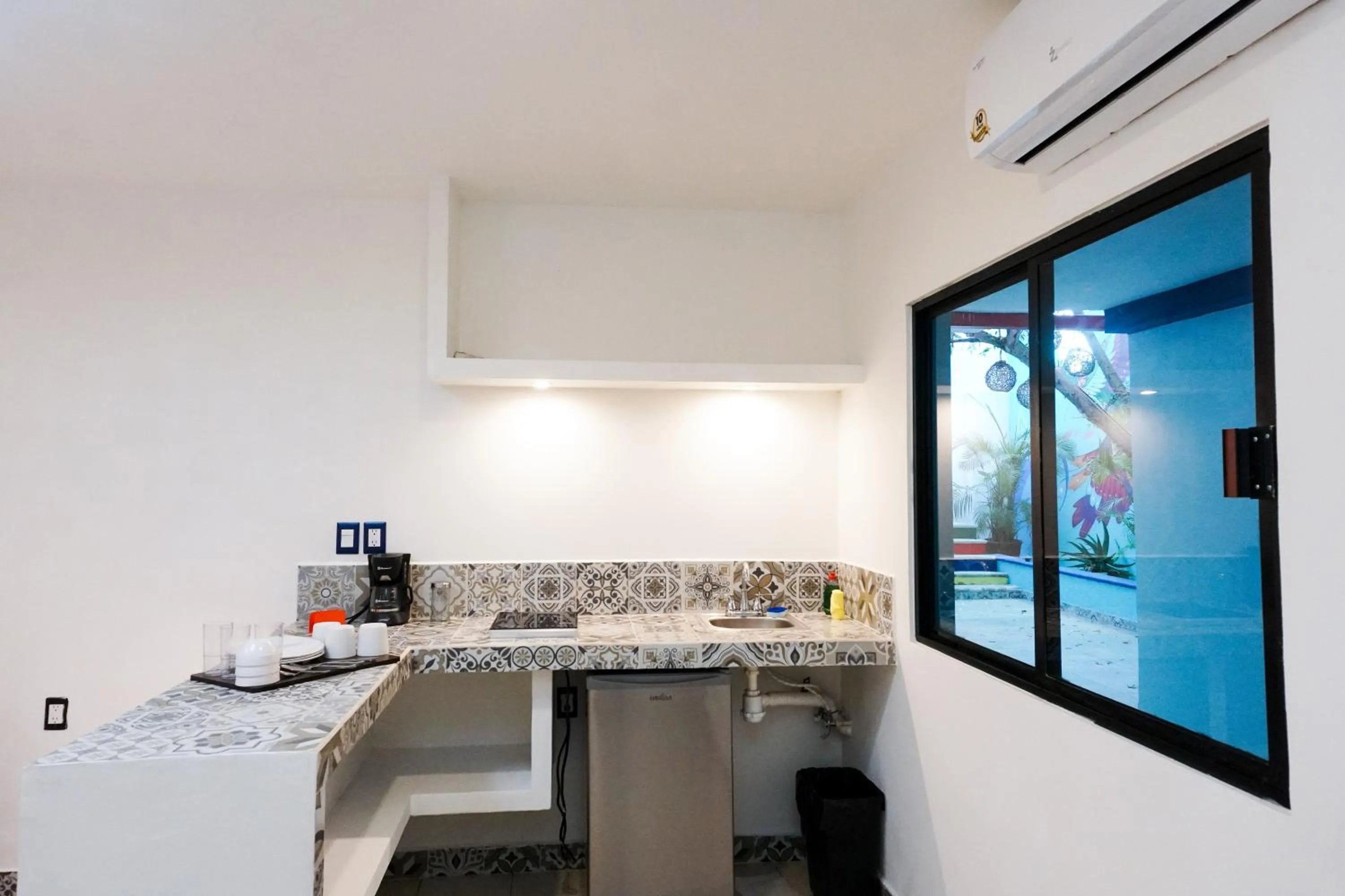 Kitchen or kitchenette in Linda Vecindad Playa del Carmen