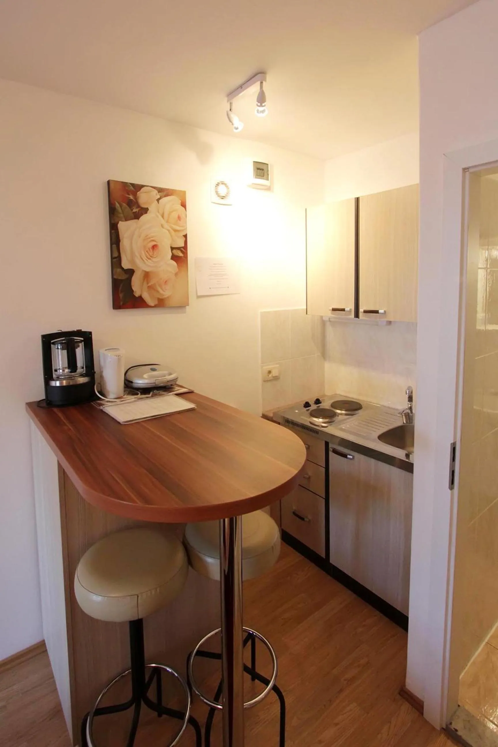 Kitchen or kitchenette in Guesthouse Villa Stanger