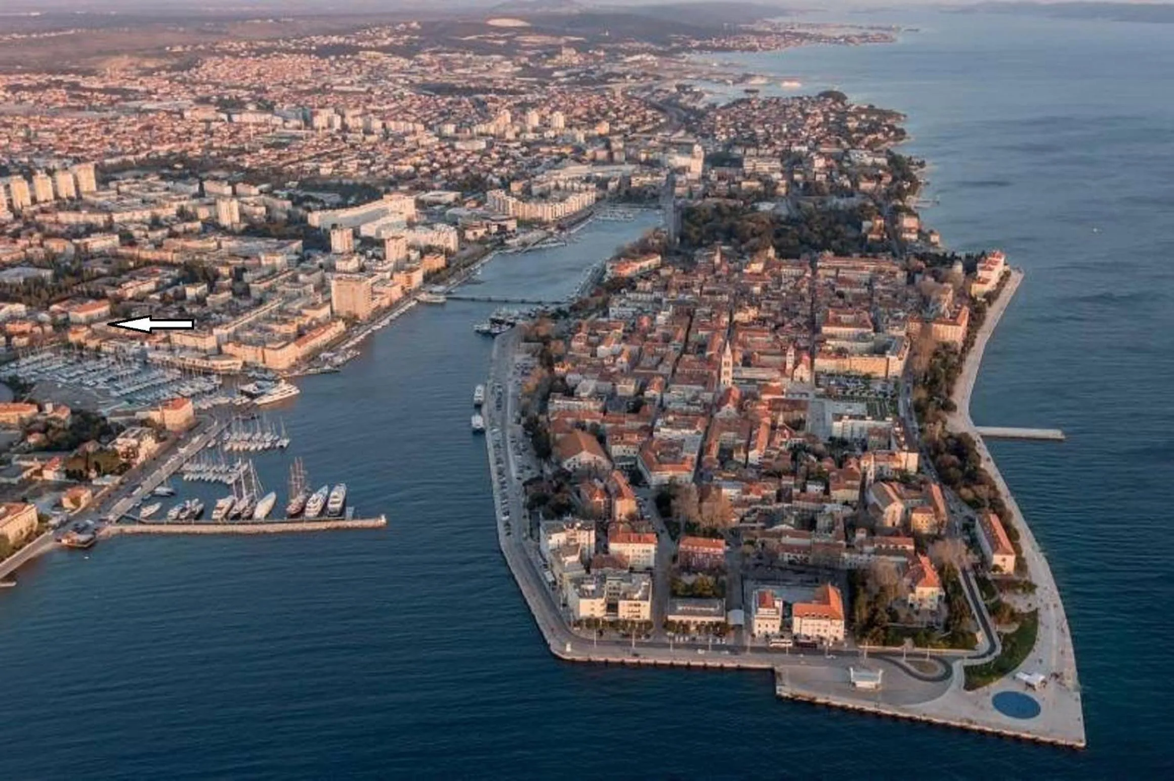 Bird's eye view in Apartment Skarica