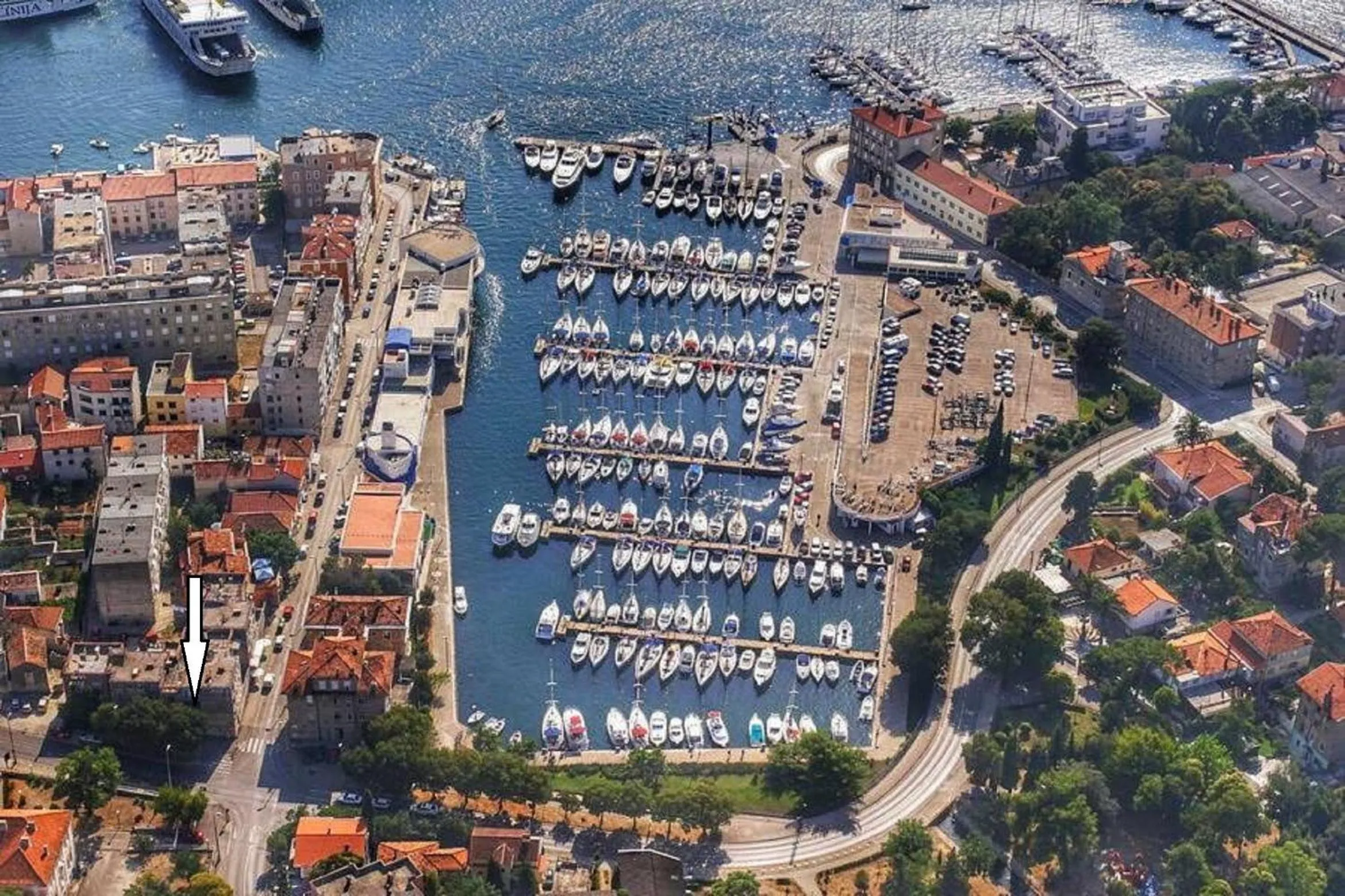 Bird's eye view in Apartment Skarica