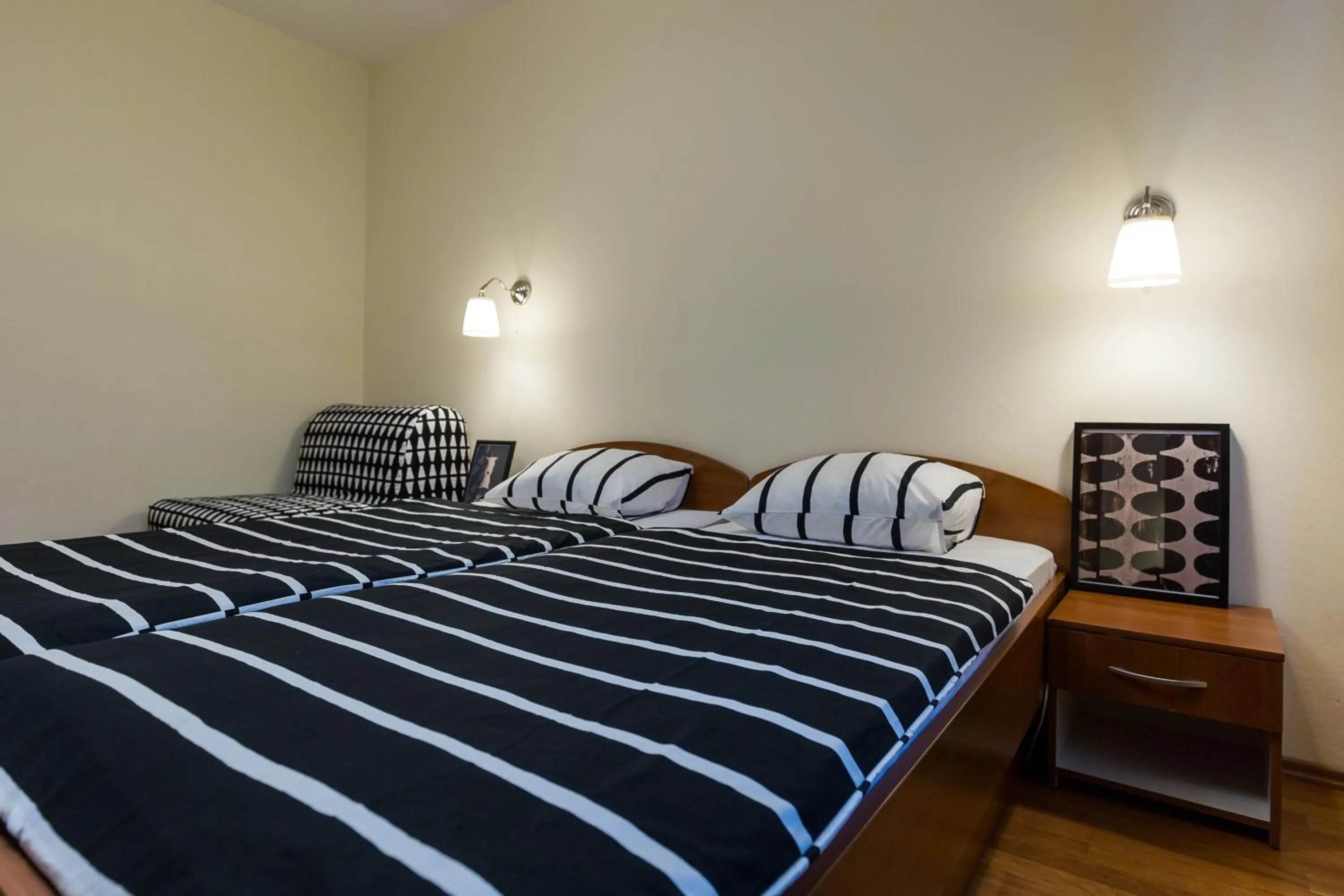 Bedroom, Bed in Apartment Skarica