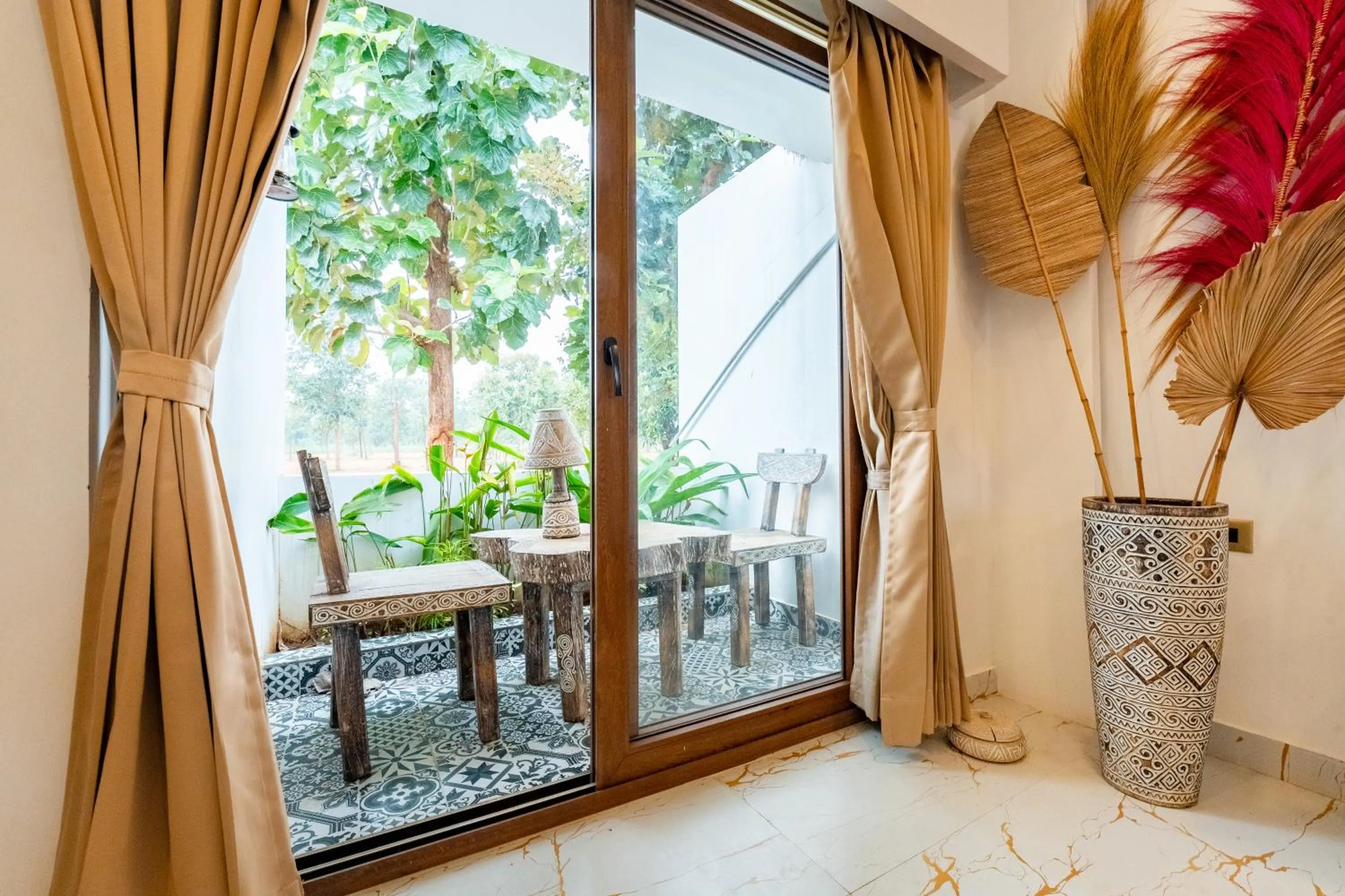 Garden view in CSR Landmark Resorts