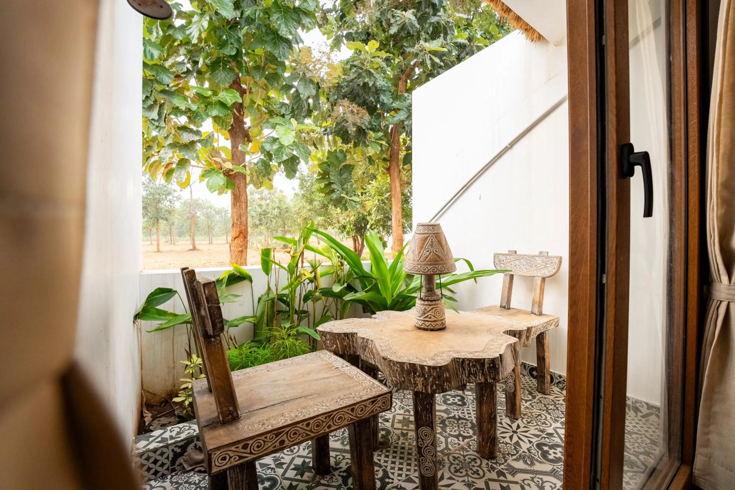 Seating area in CSR Landmark Resorts