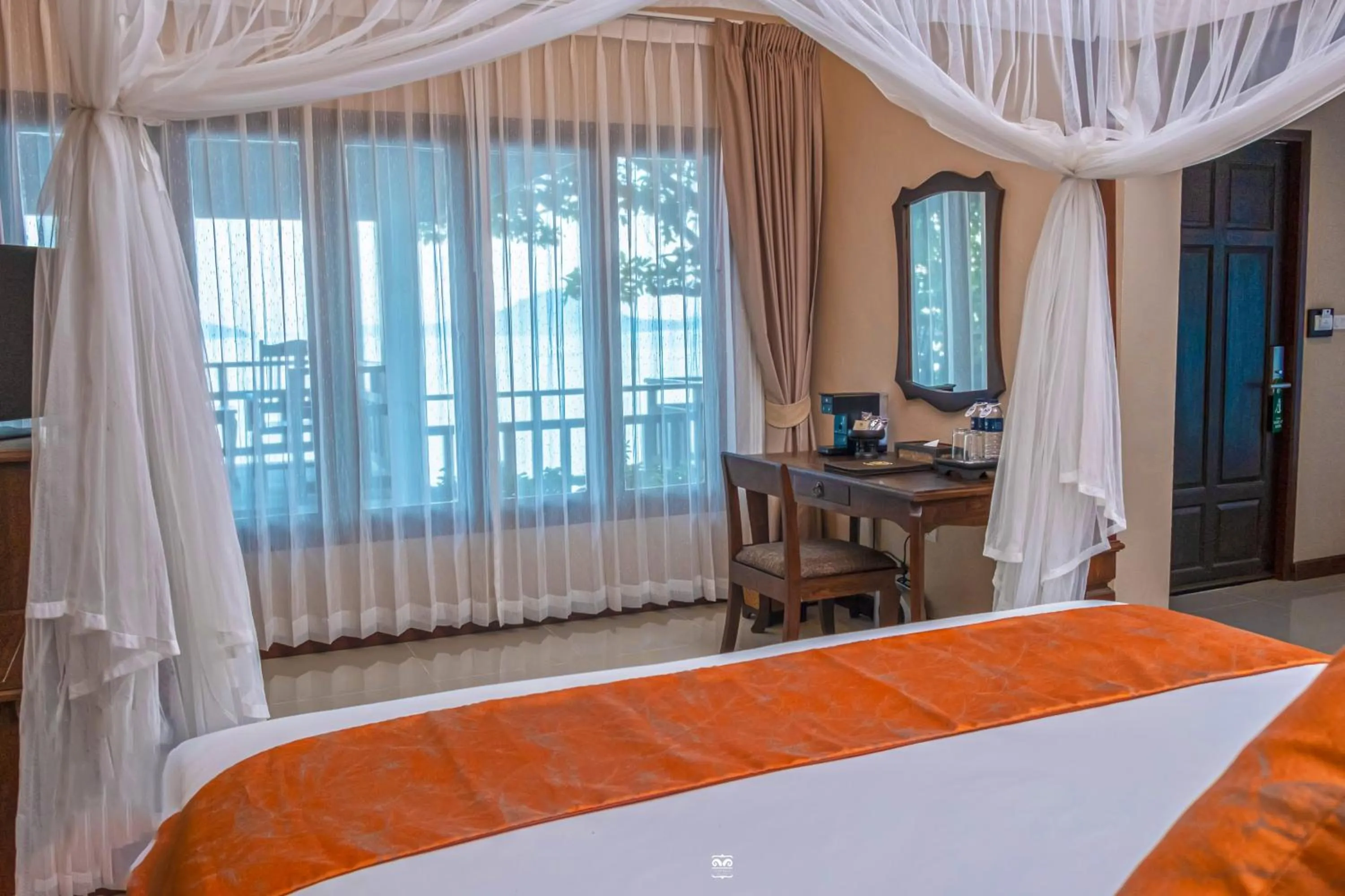 Bed in Victoria Cliff Hotel & Resort, Kawthaung