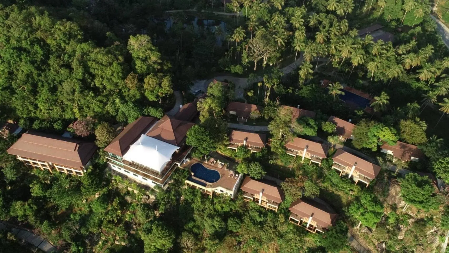 Bird's eye view in Victoria Cliff Hotel & Resort, Kawthaung
