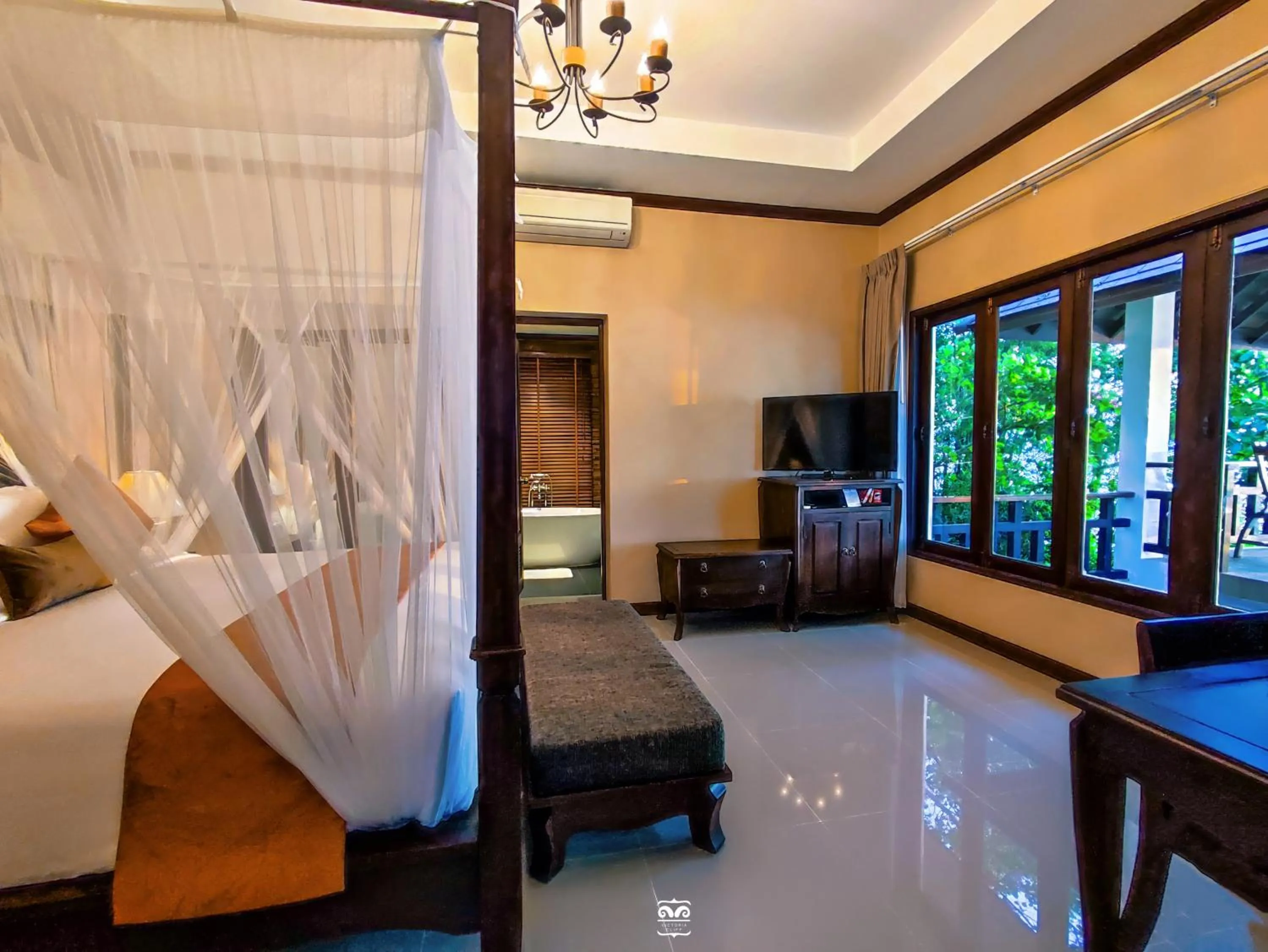 Bed in Victoria Cliff Hotel & Resort, Kawthaung