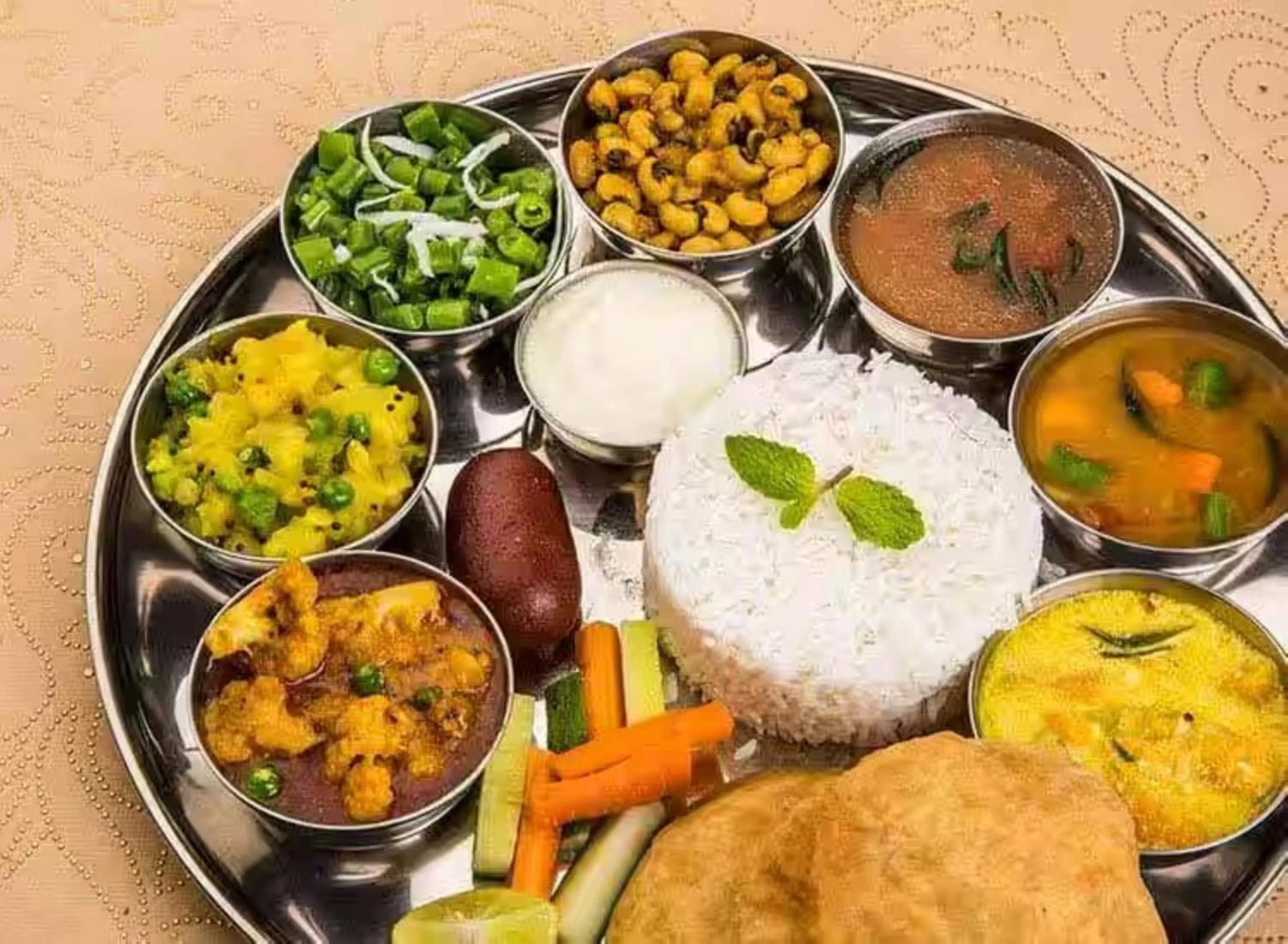 Breakfast in Hotel Gokul