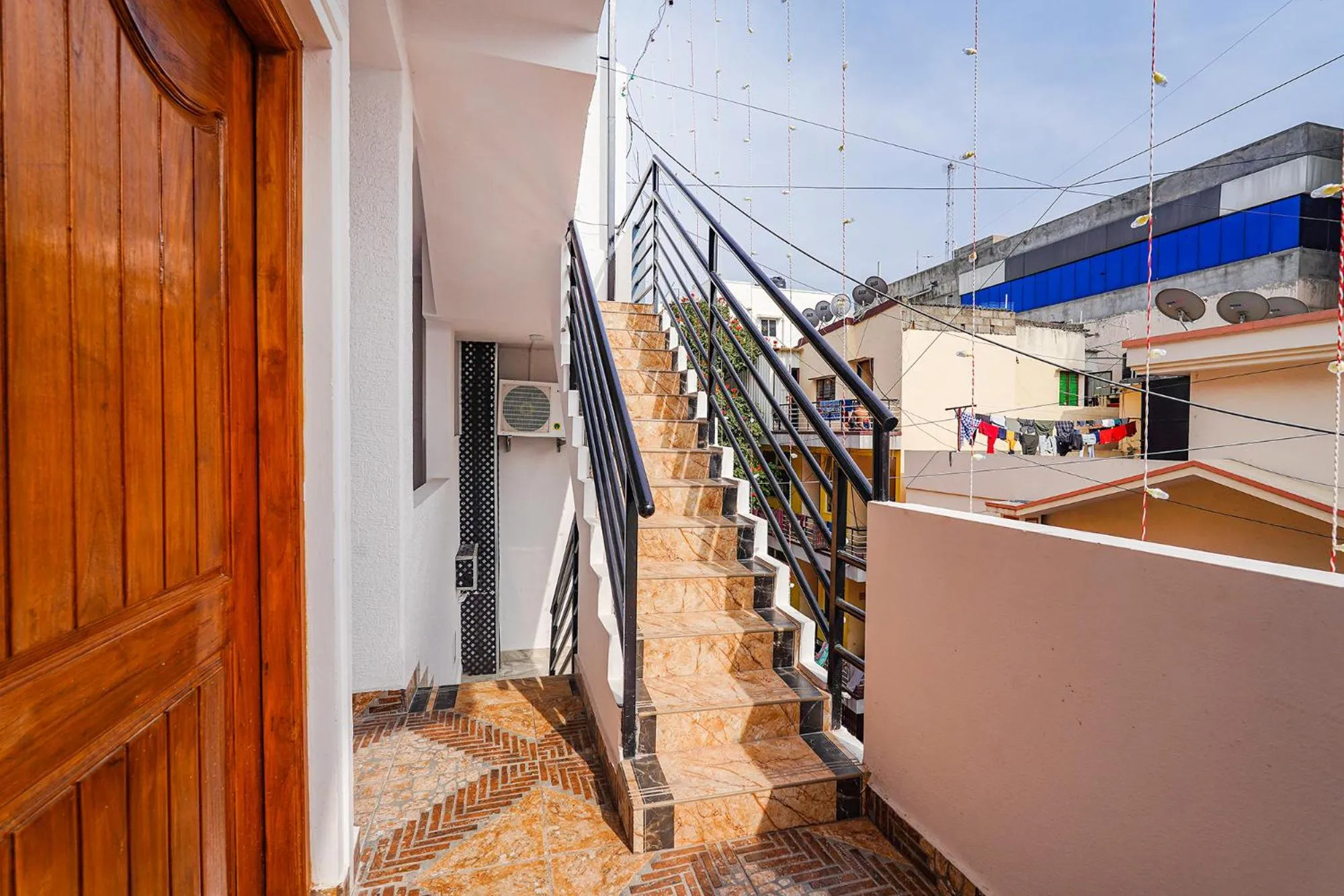 Balcony/Terrace in FabHotel Ivory Pearl - Nr Sony Signal