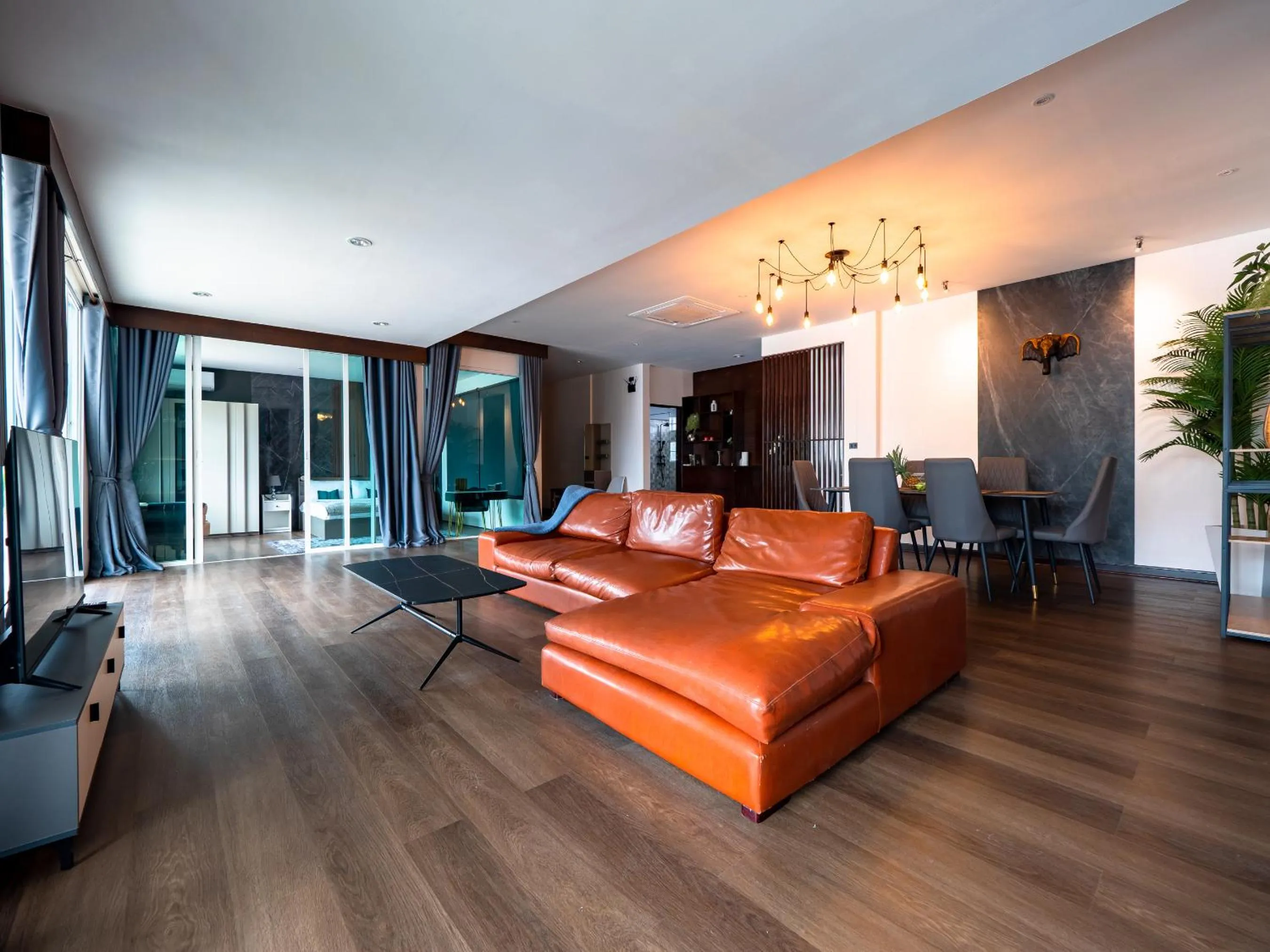 Living room in Grand Penthouse by Grand Orlov Apart