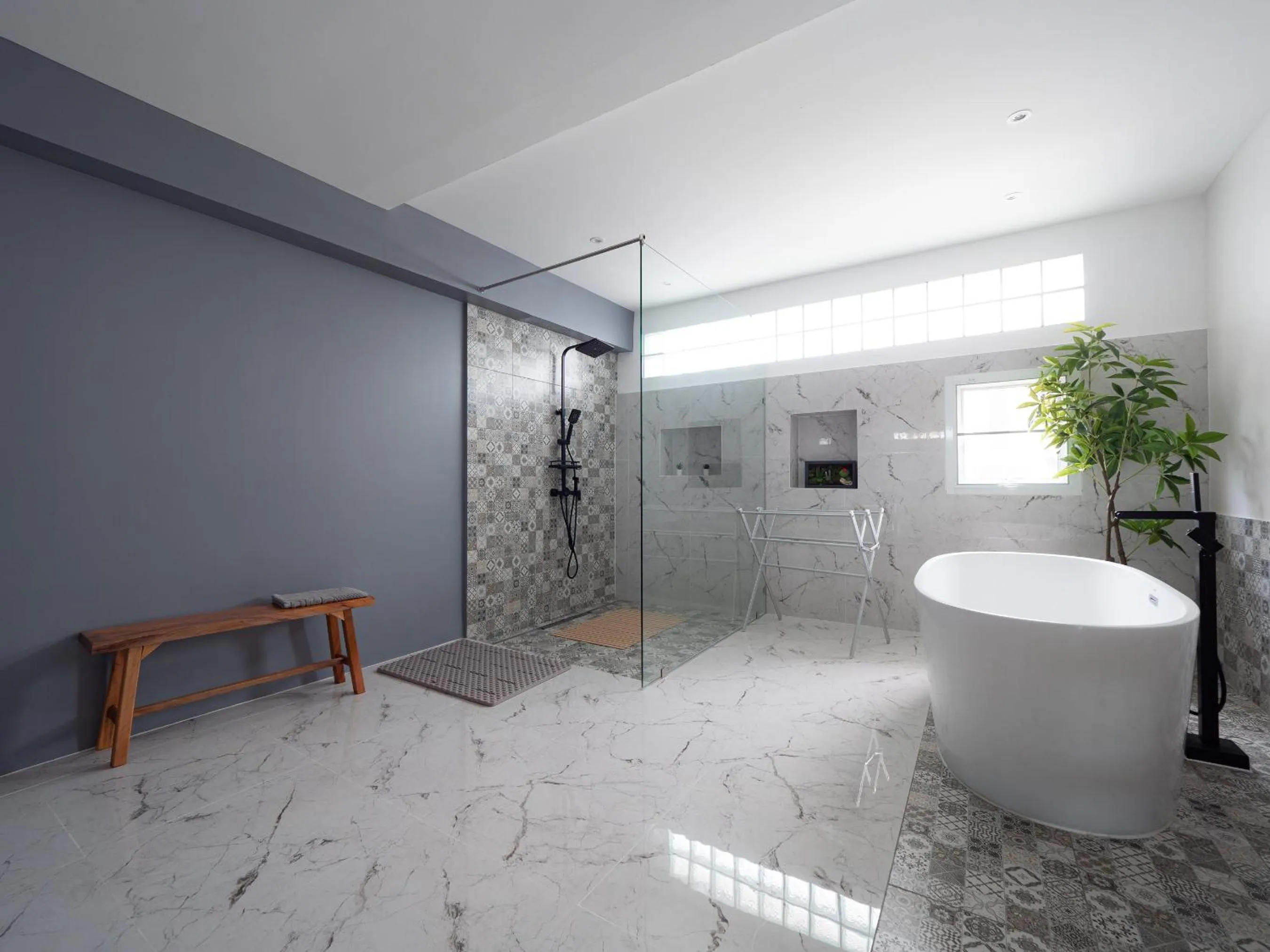 Shower in Grand Penthouse by Grand Orlov Apart