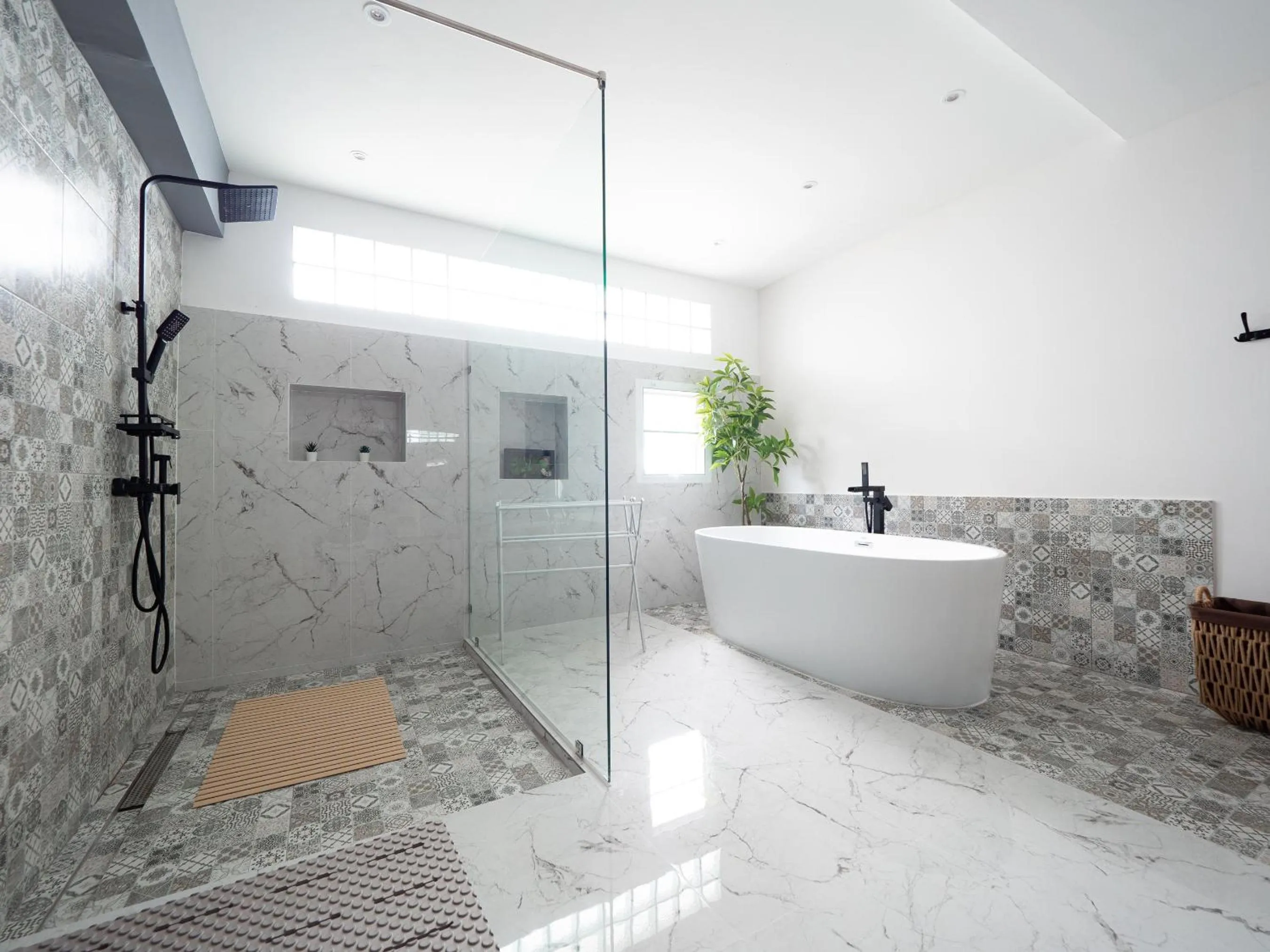 Shower in Grand Penthouse by Grand Orlov Apart