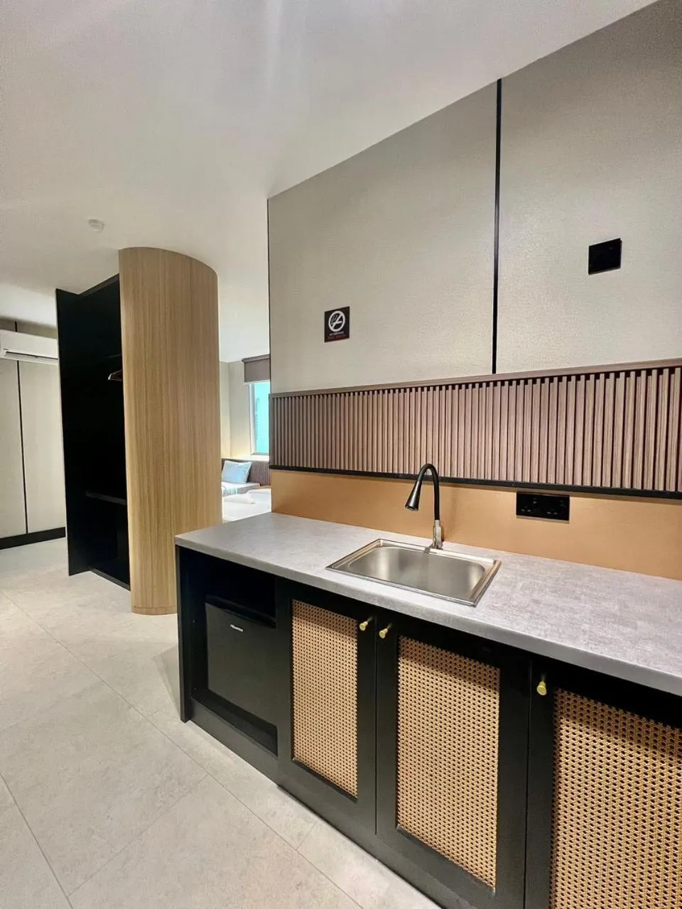 Kitchen or kitchenette in Urban Inn, Serai Wangi