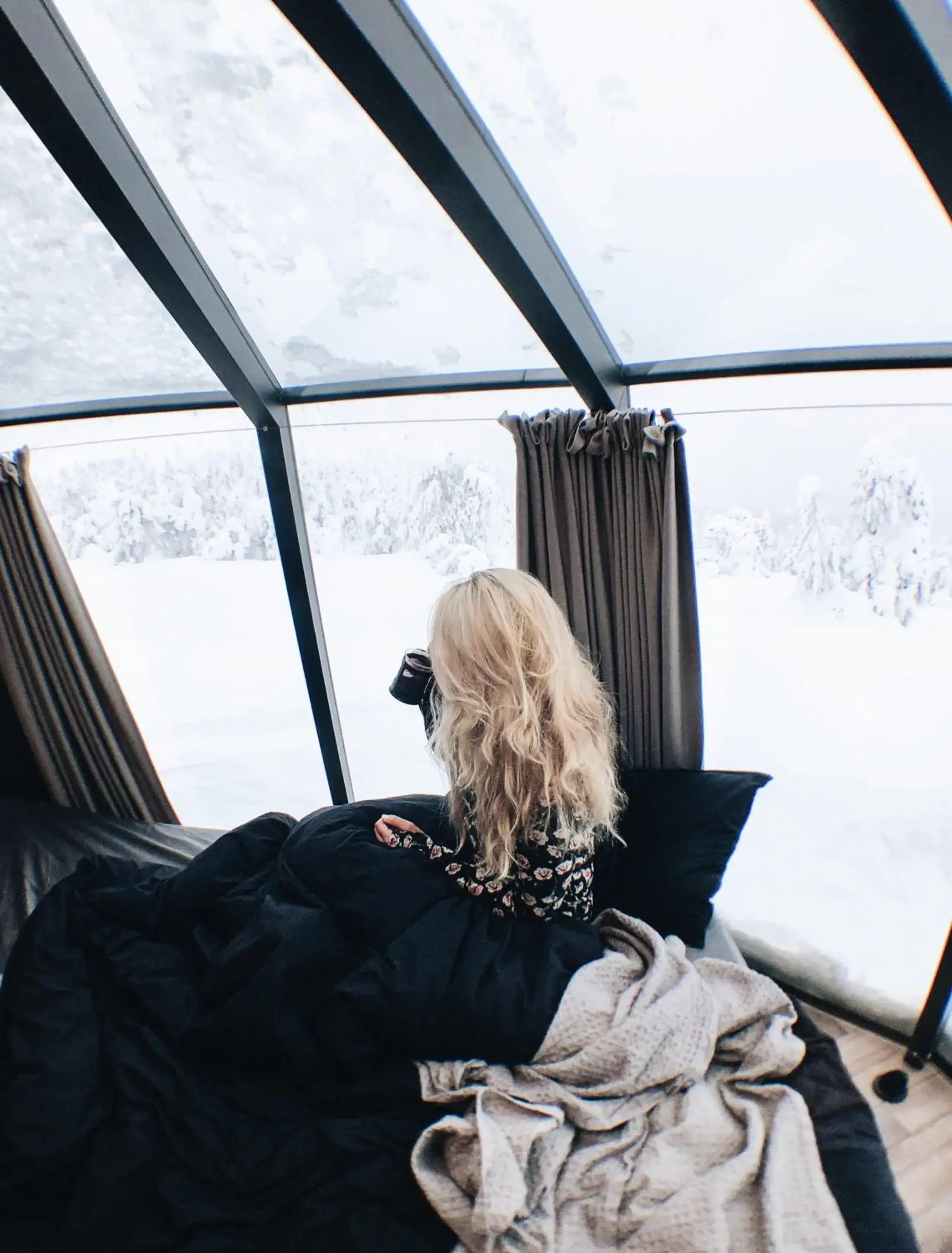 Bed in Aito Igloo & Spa Resort Bed in Aito Igloo & Spa Resort