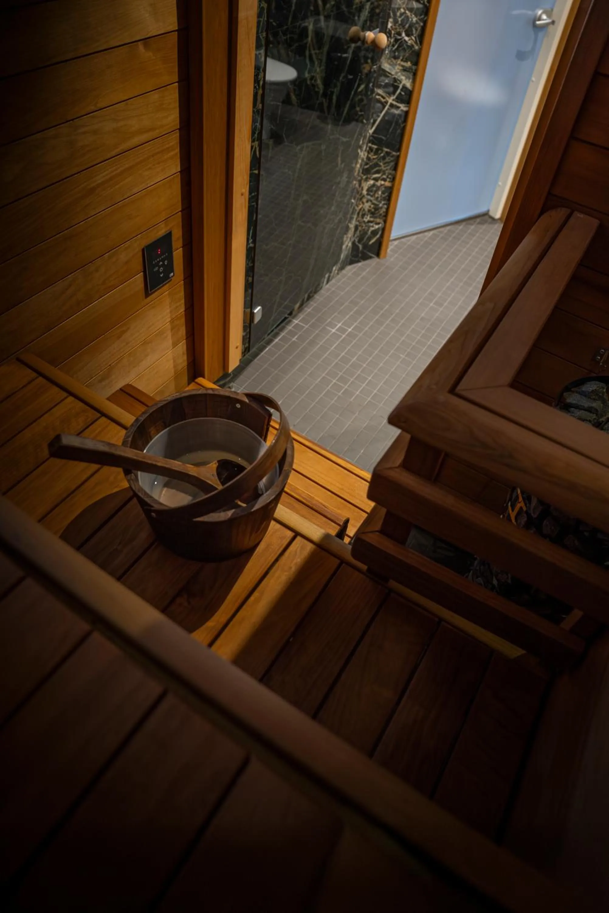 Sauna in Aito Igloo & Spa Resort