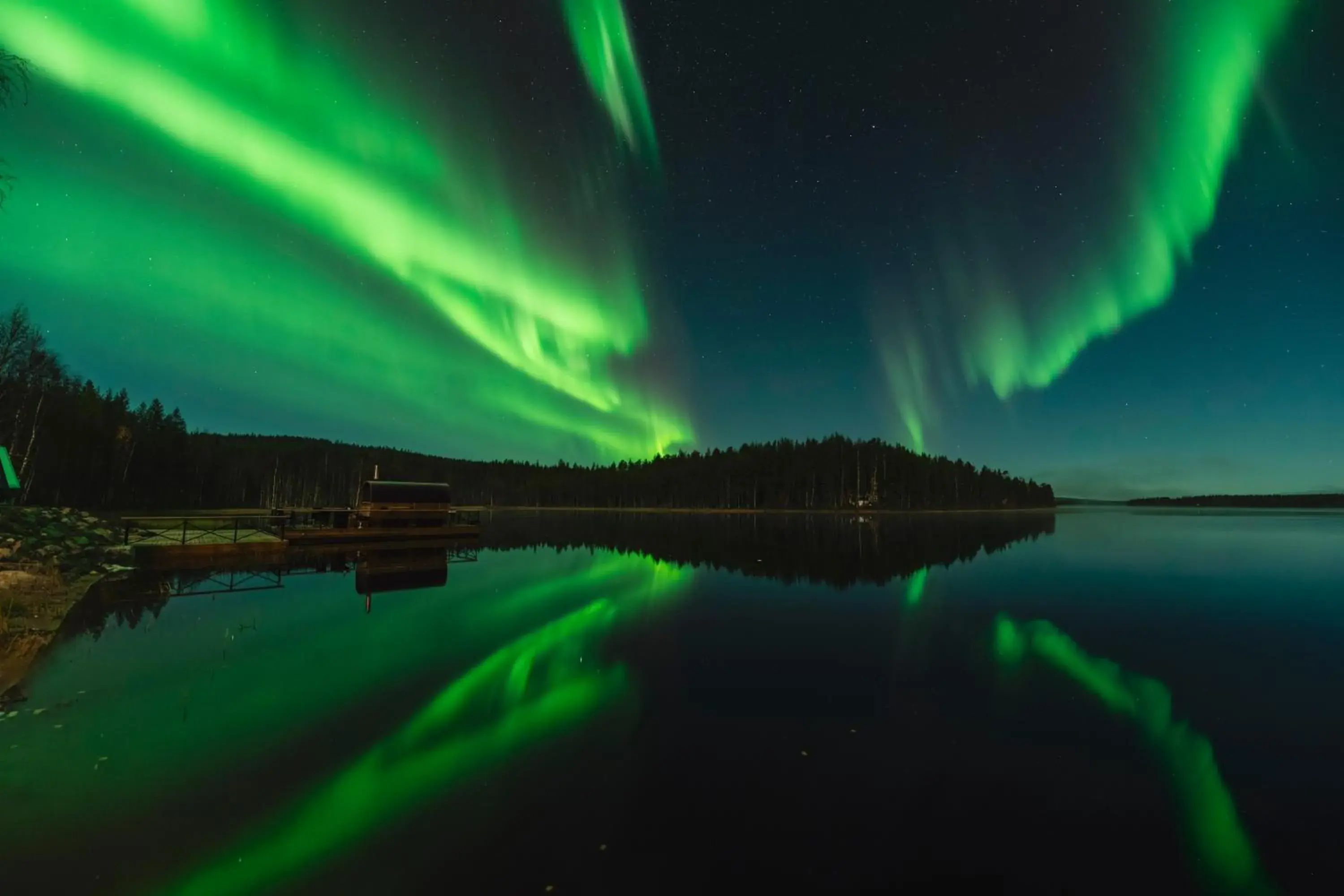 Lake view in Aito Igloo & Spa Resort Lake view in Aito Igloo & Spa Resort