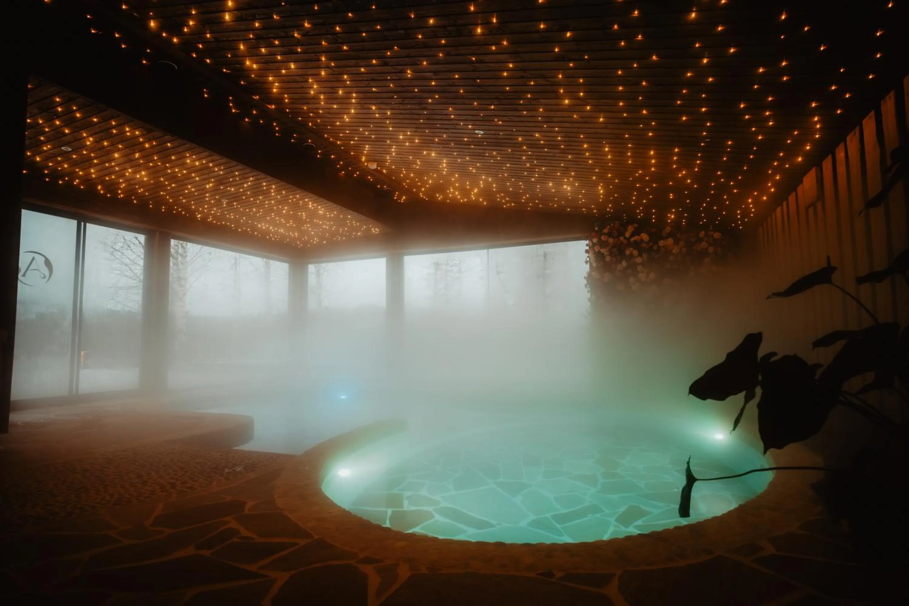 Hot Spring Bath in Aito Igloo & Spa Resort